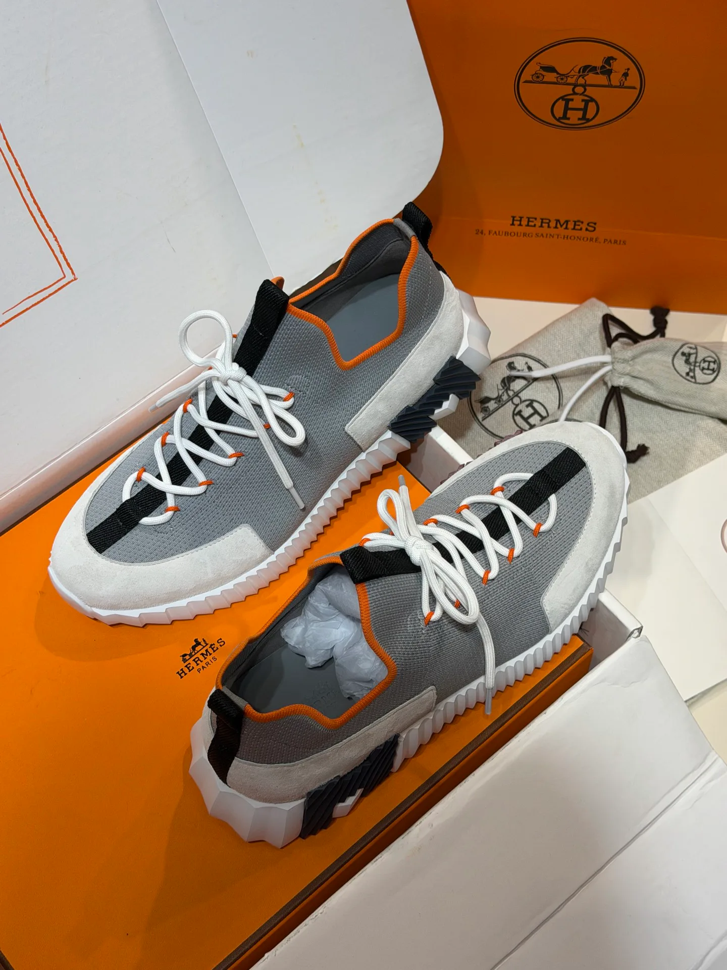 Кроссовки Женские Hermes 554594