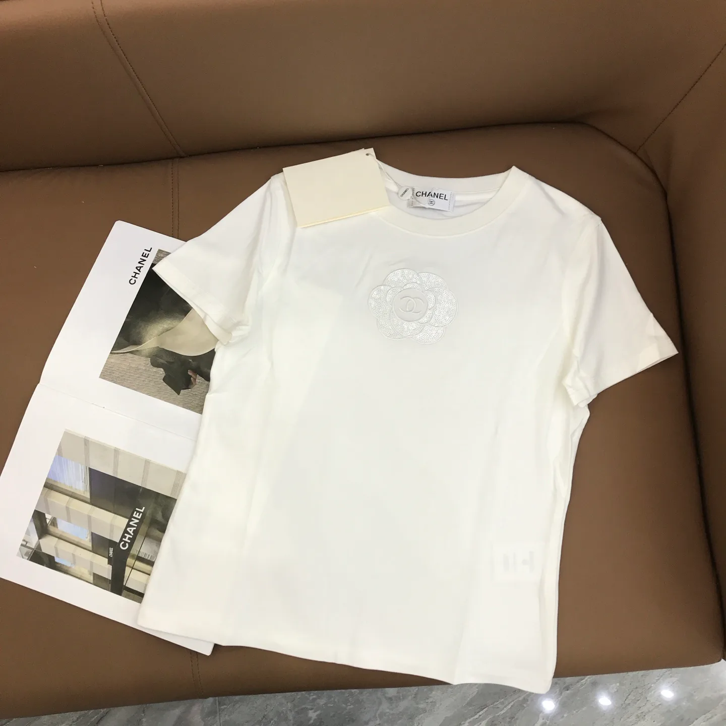 Футболки Женские Chanel 1263030