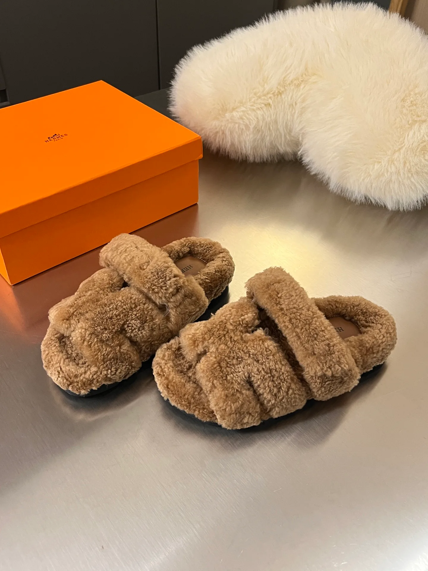 Тапочки Женские Hermes 17957238
