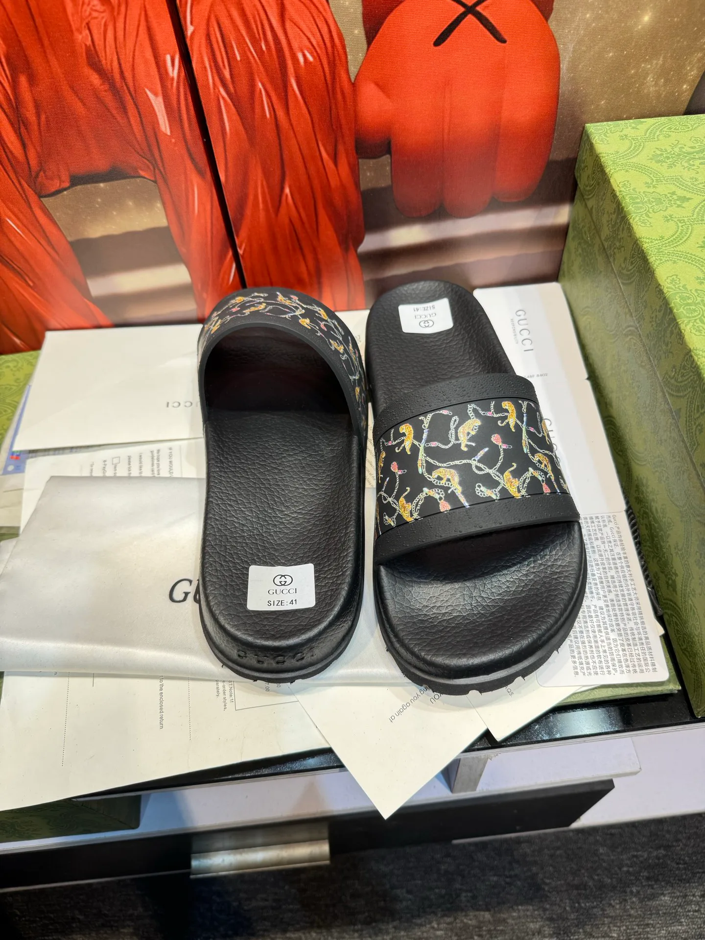 Шлепанцы Женские Gucci 10313892