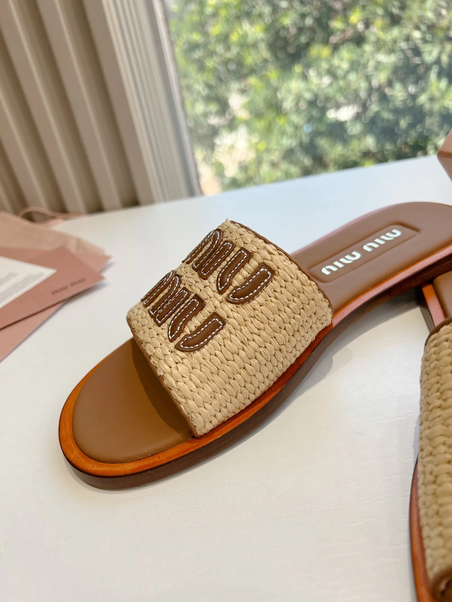 Шлепанцы Женские Miu Miu 12715030