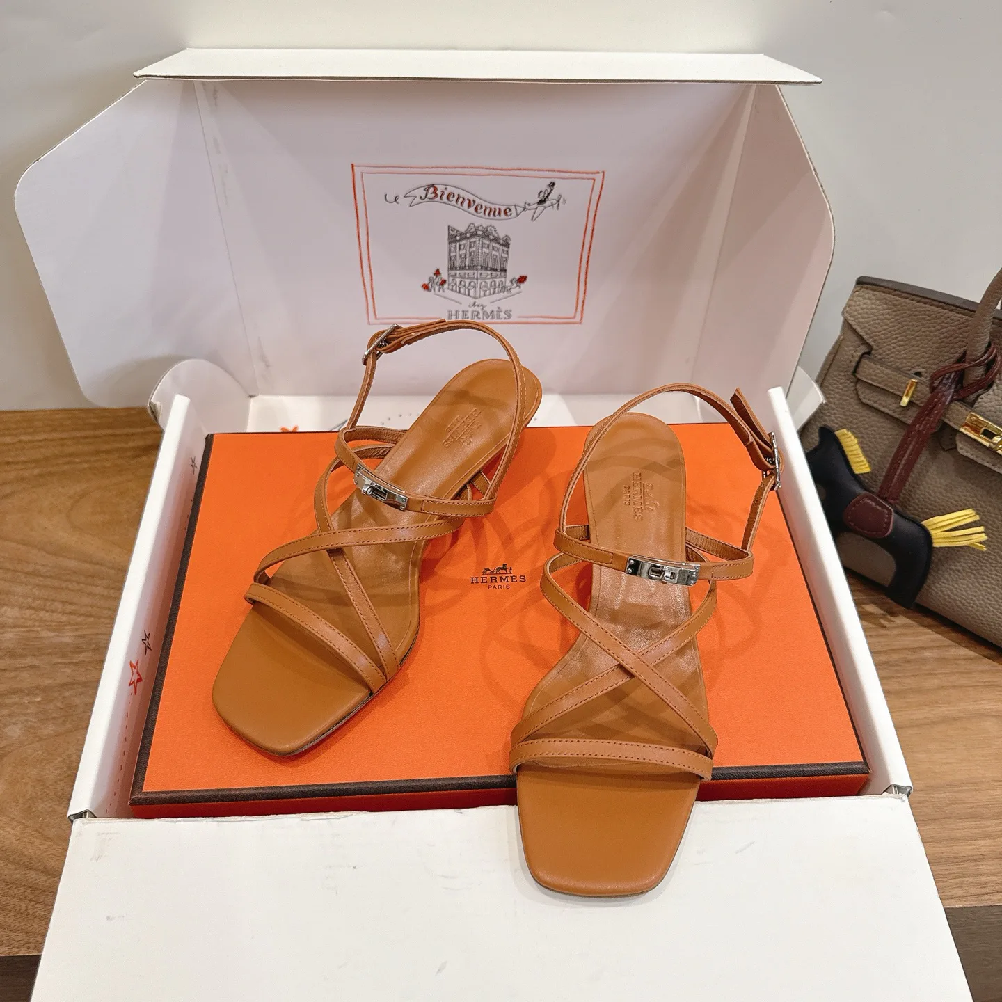 Босоножки Женские Hermes 12622536