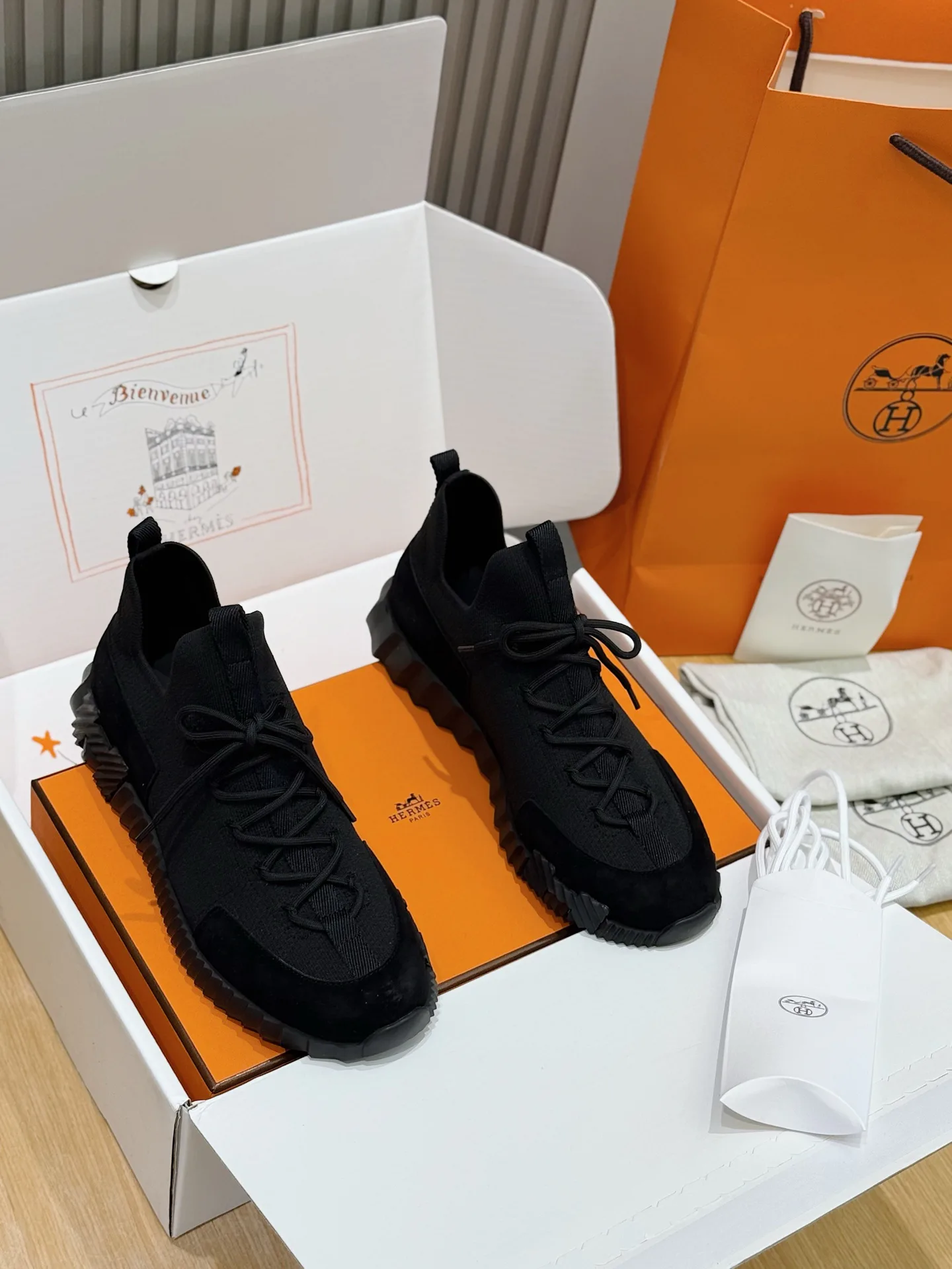 Кроссовки Мужские Hermes 600527