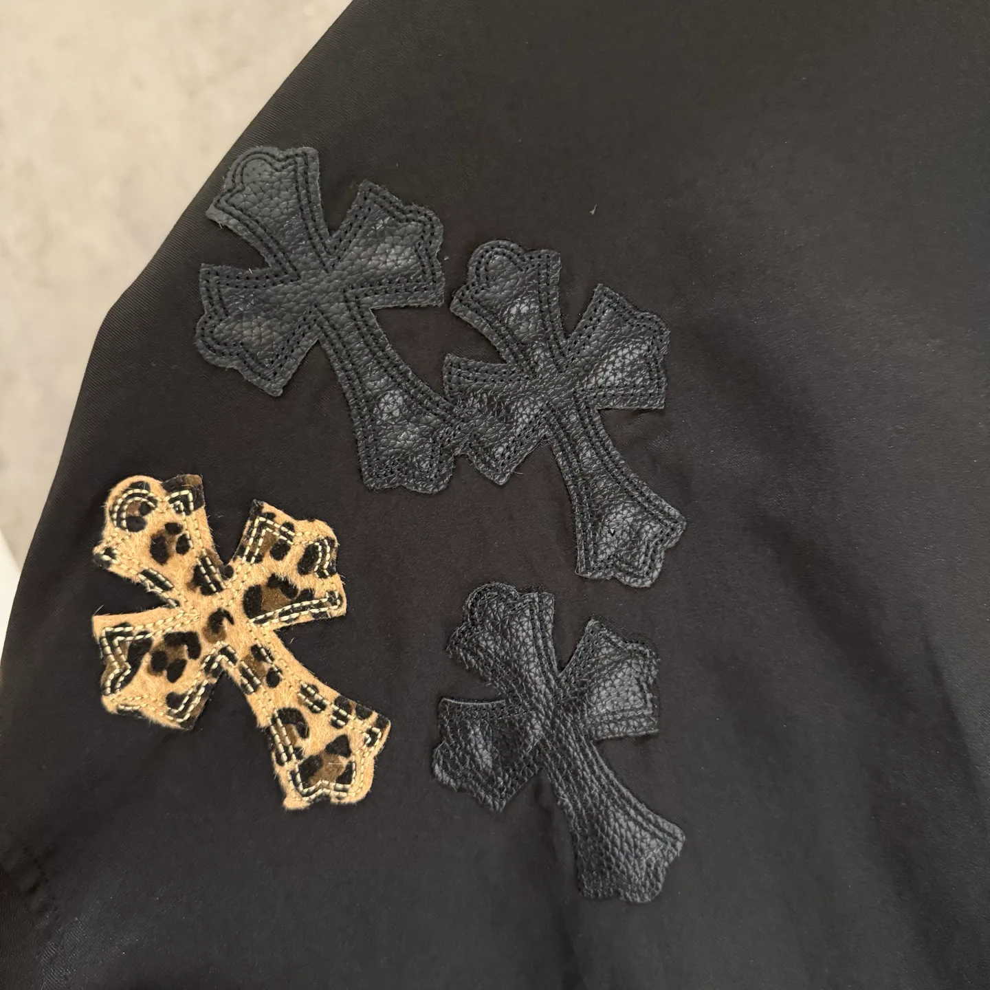 Кожаные Куртки И Дублёнки Мужские Chrome Hearts 11264954