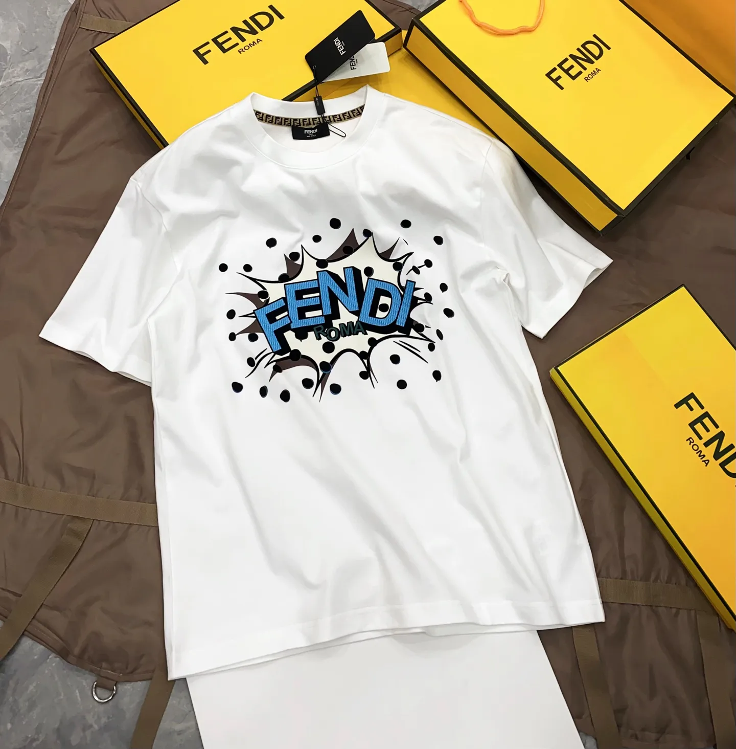 Футболки Мужские Fendi 3376817