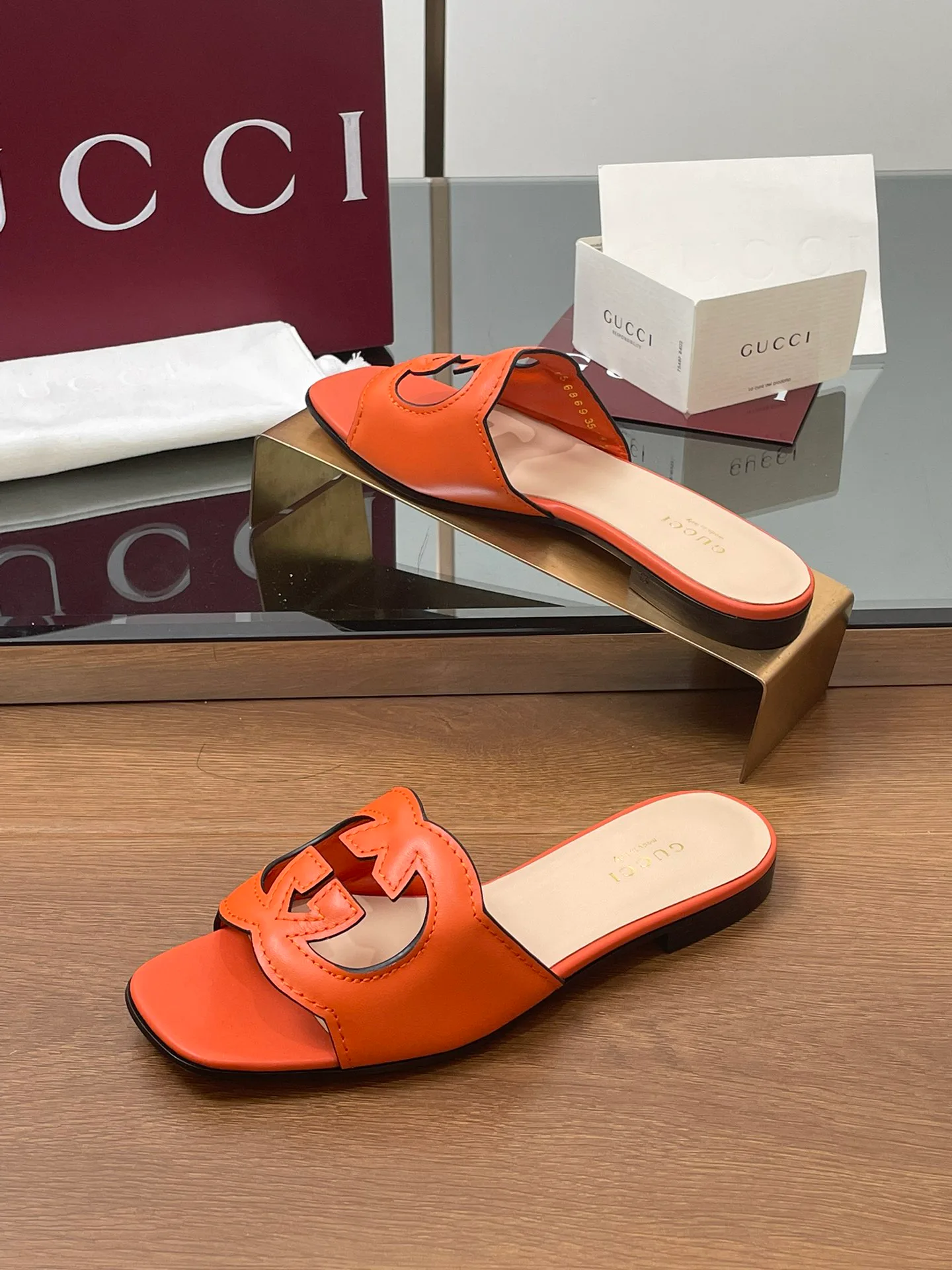 Шлепанцы Женские Gucci 34956