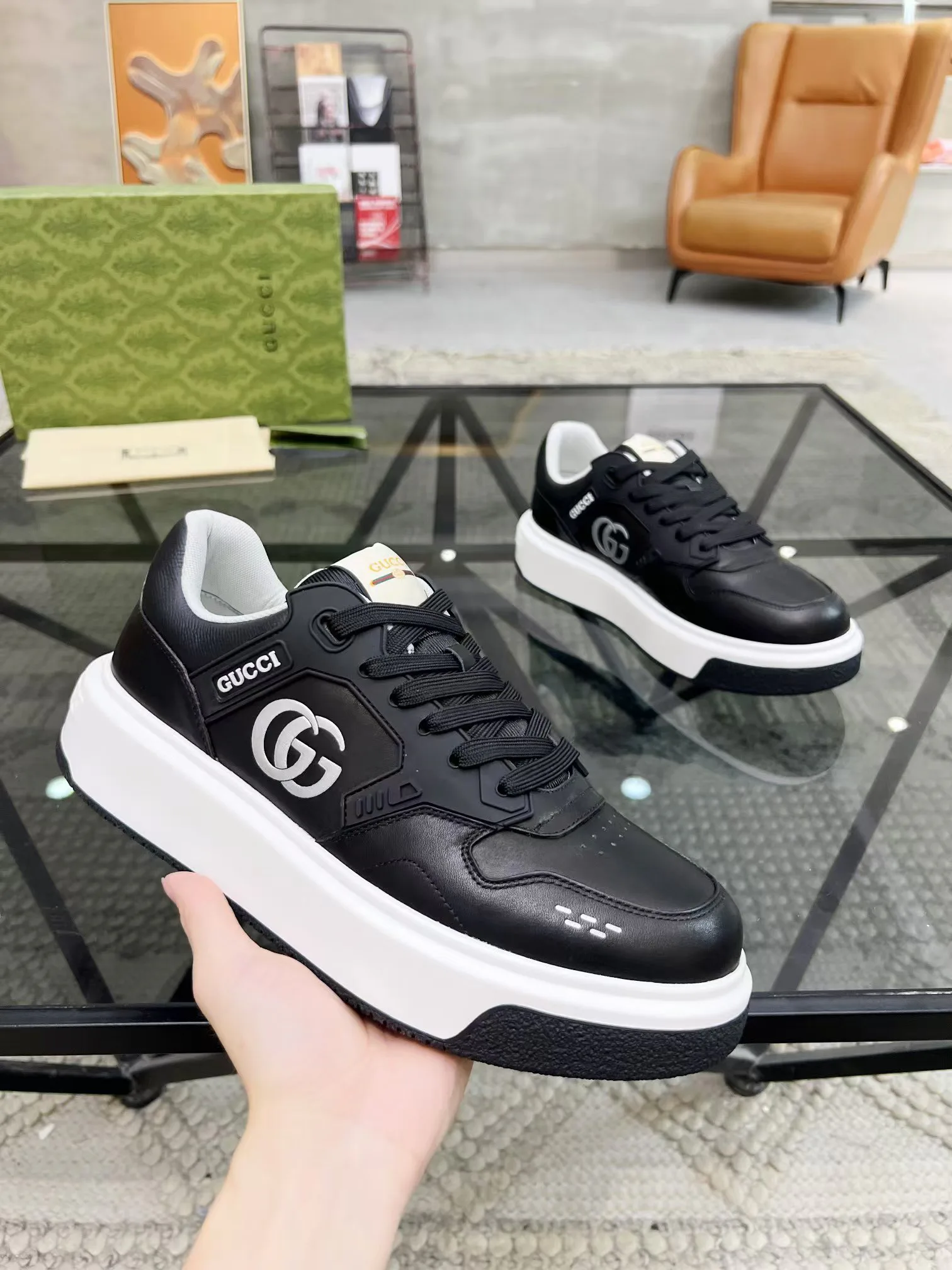 Кроссовки Мужские Gucci 17955499