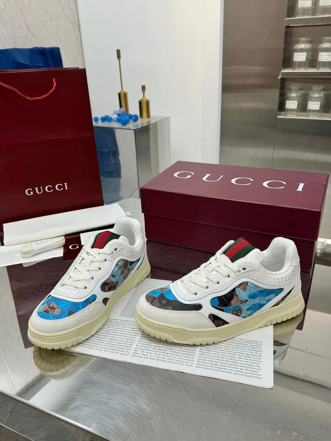 Кроссовки Мужские Gucci 17620475