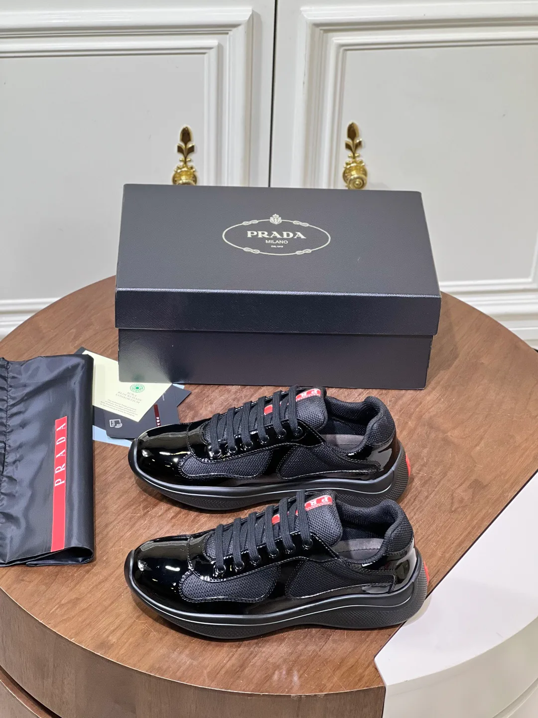 Кроссовки Мужские Prada 476806