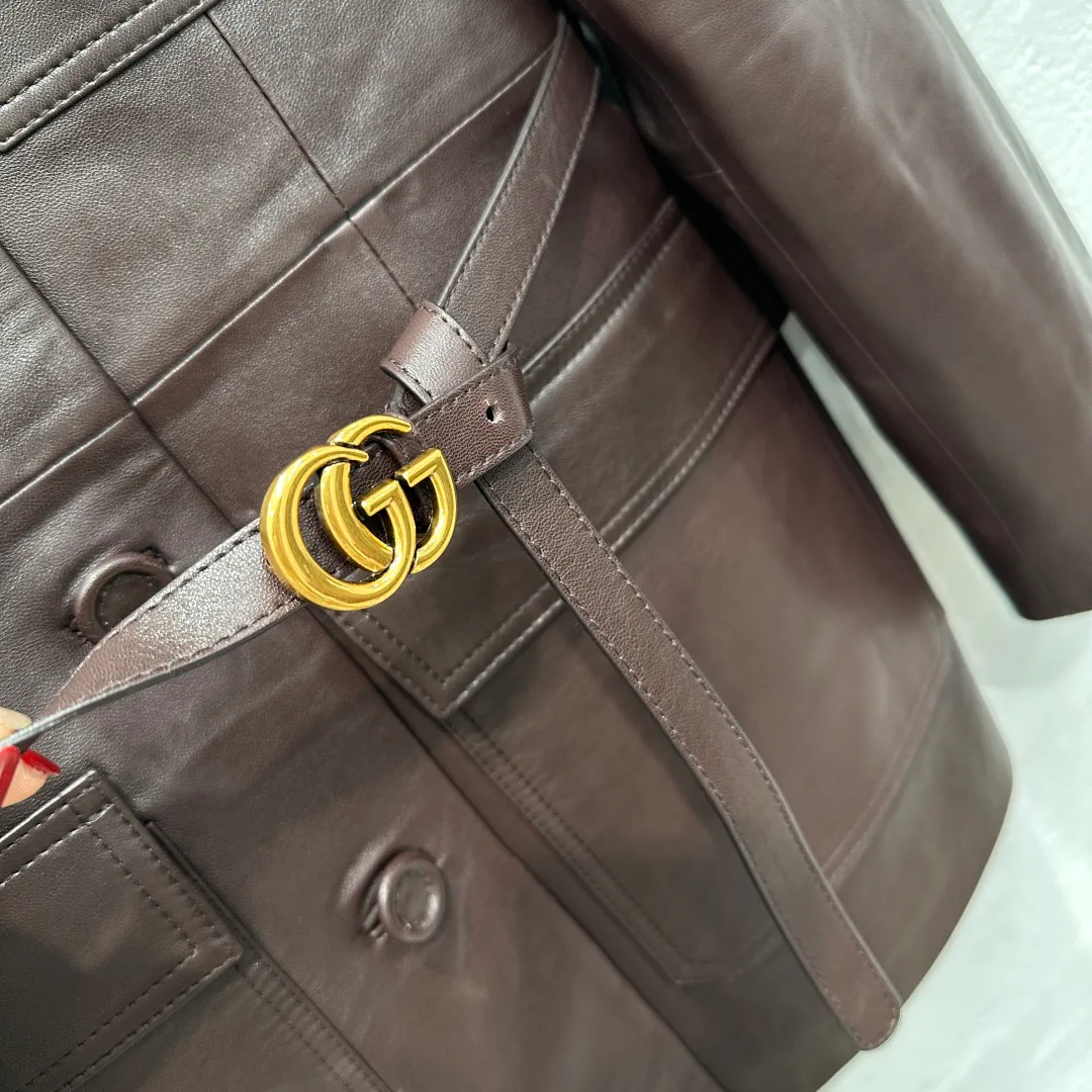 Кожаные Куртки И Дублёнки Женские Gucci 11520146