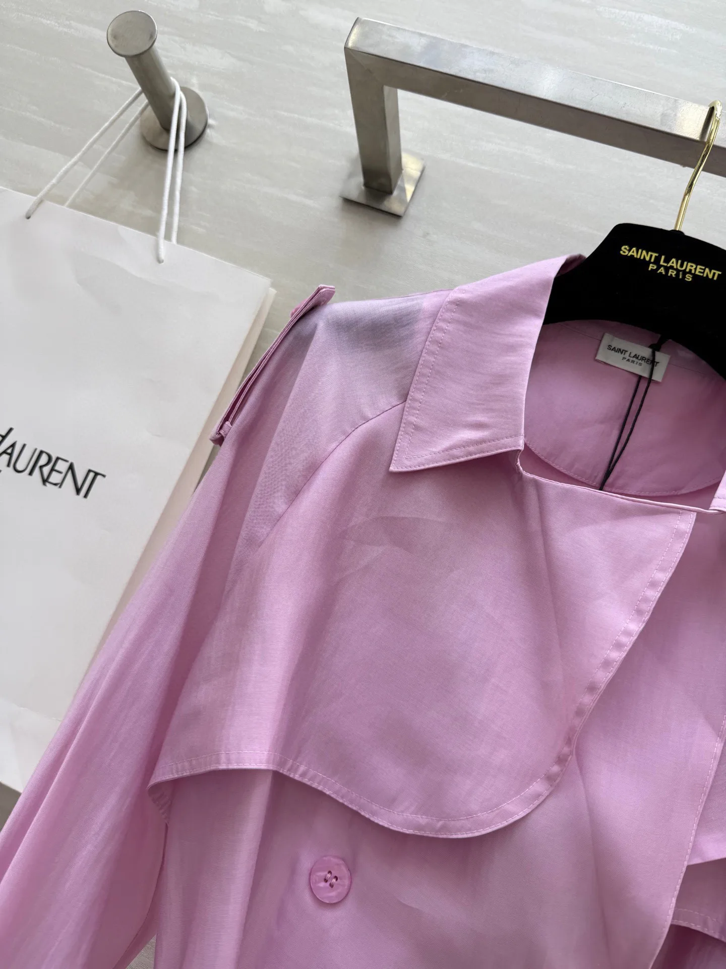 Тренчи Женские Saint Laurent 9636057