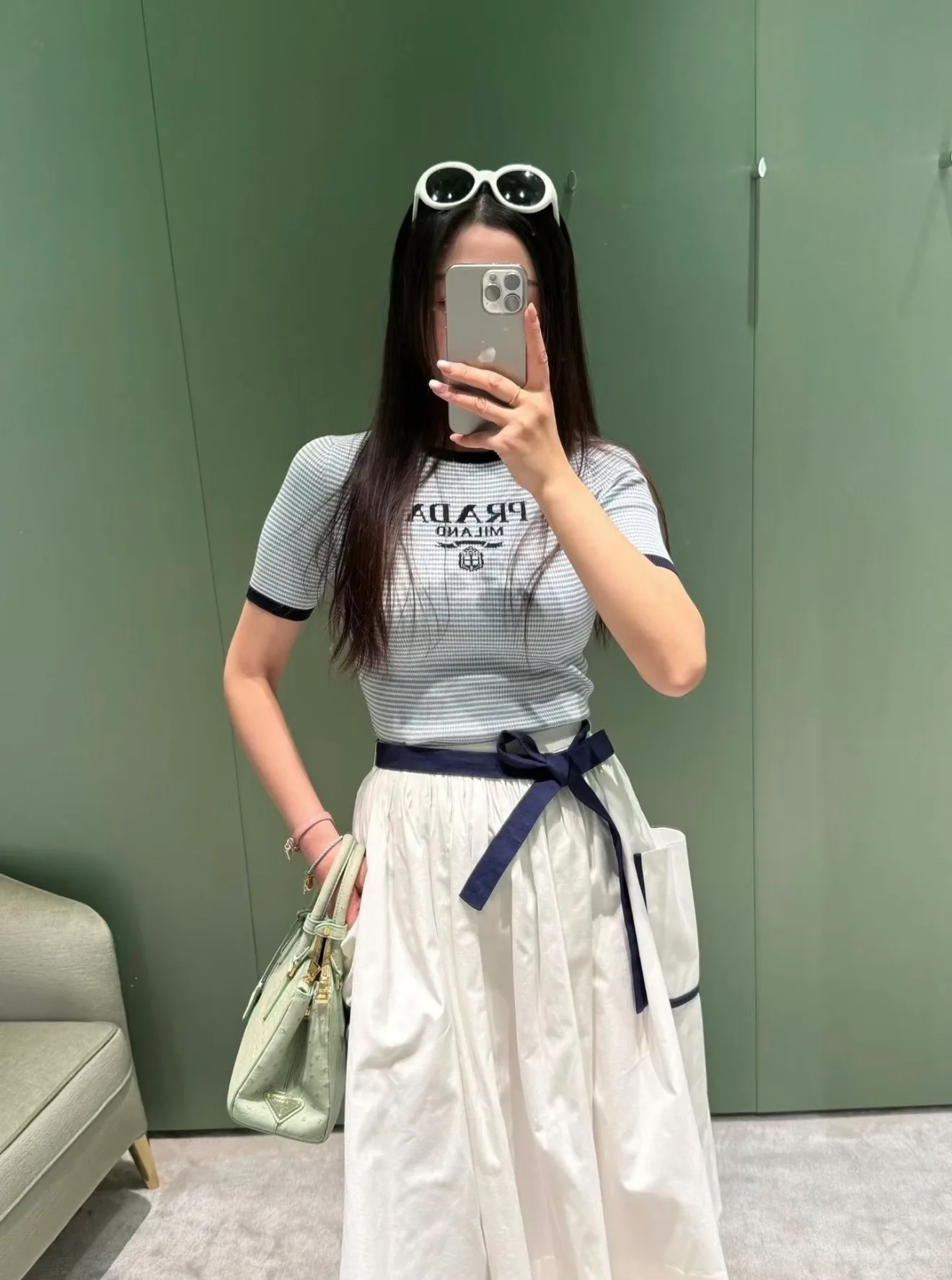 Футболки Женские Prada 12825305