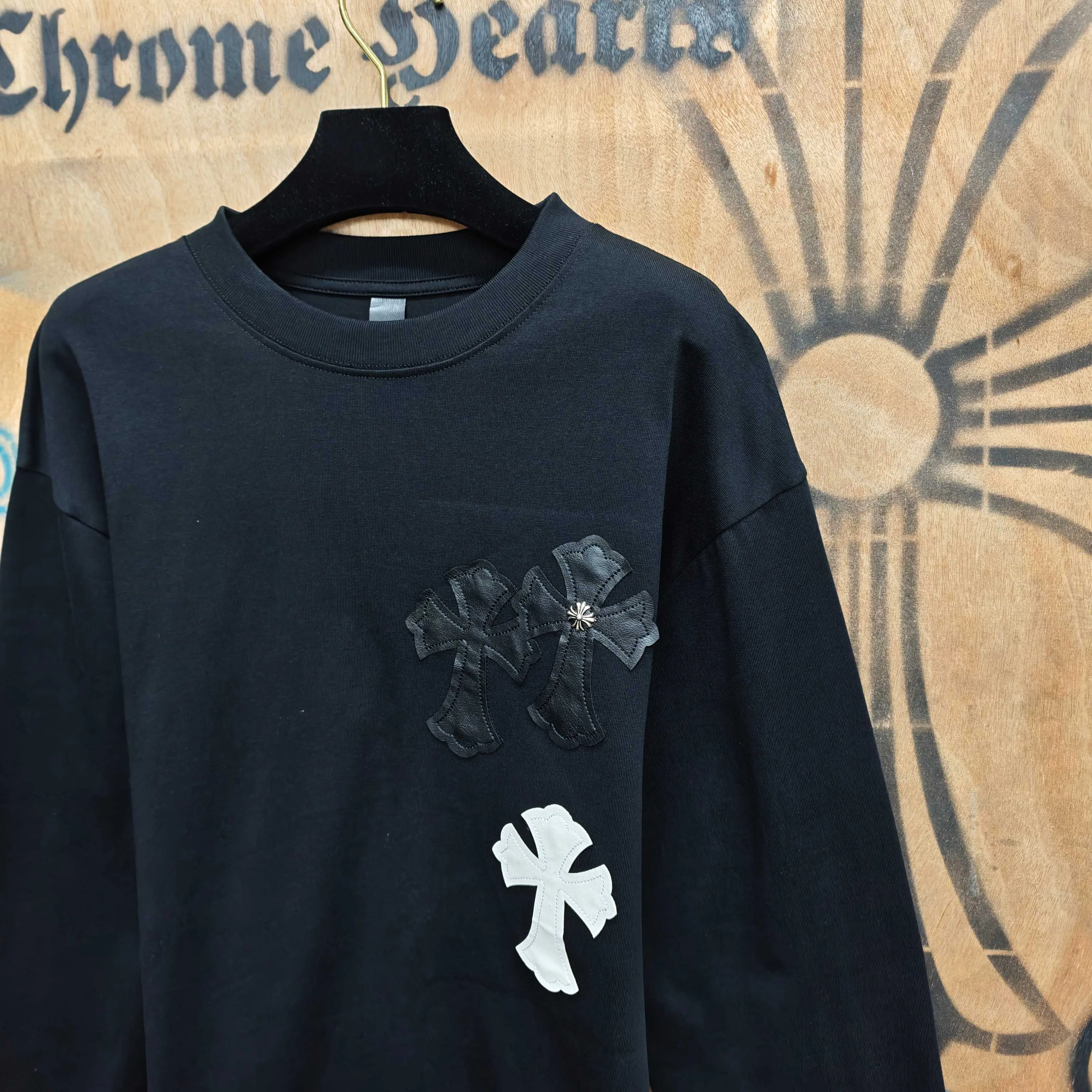 Лонгсливы Мужские Chrome Hearts 13311033