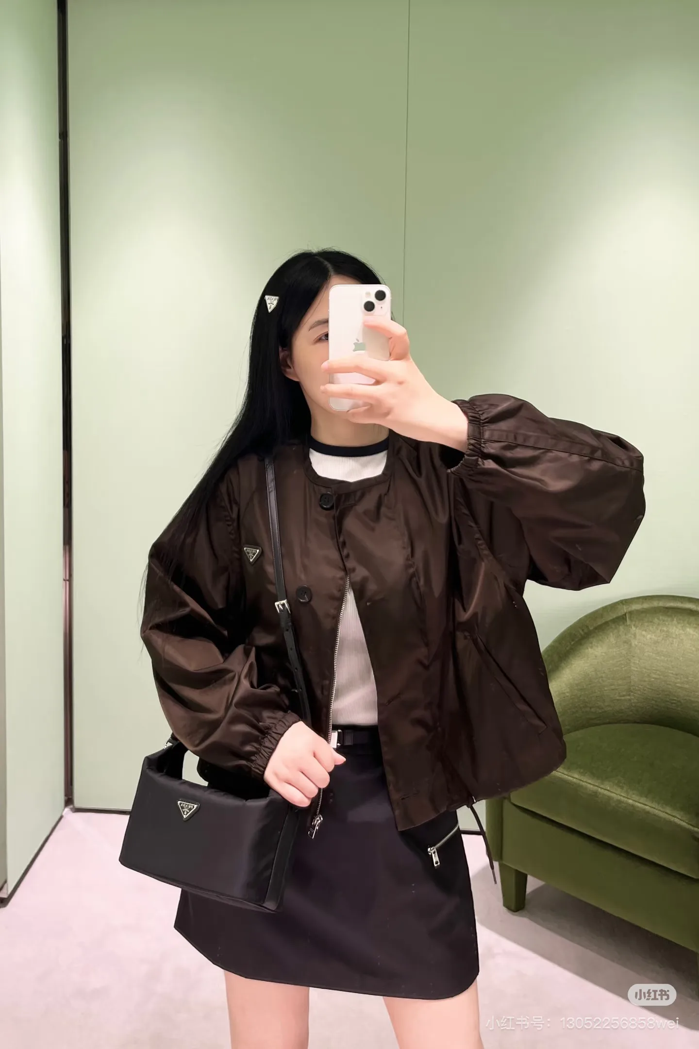 Куртки И Пуховики Женские Prada 18219992