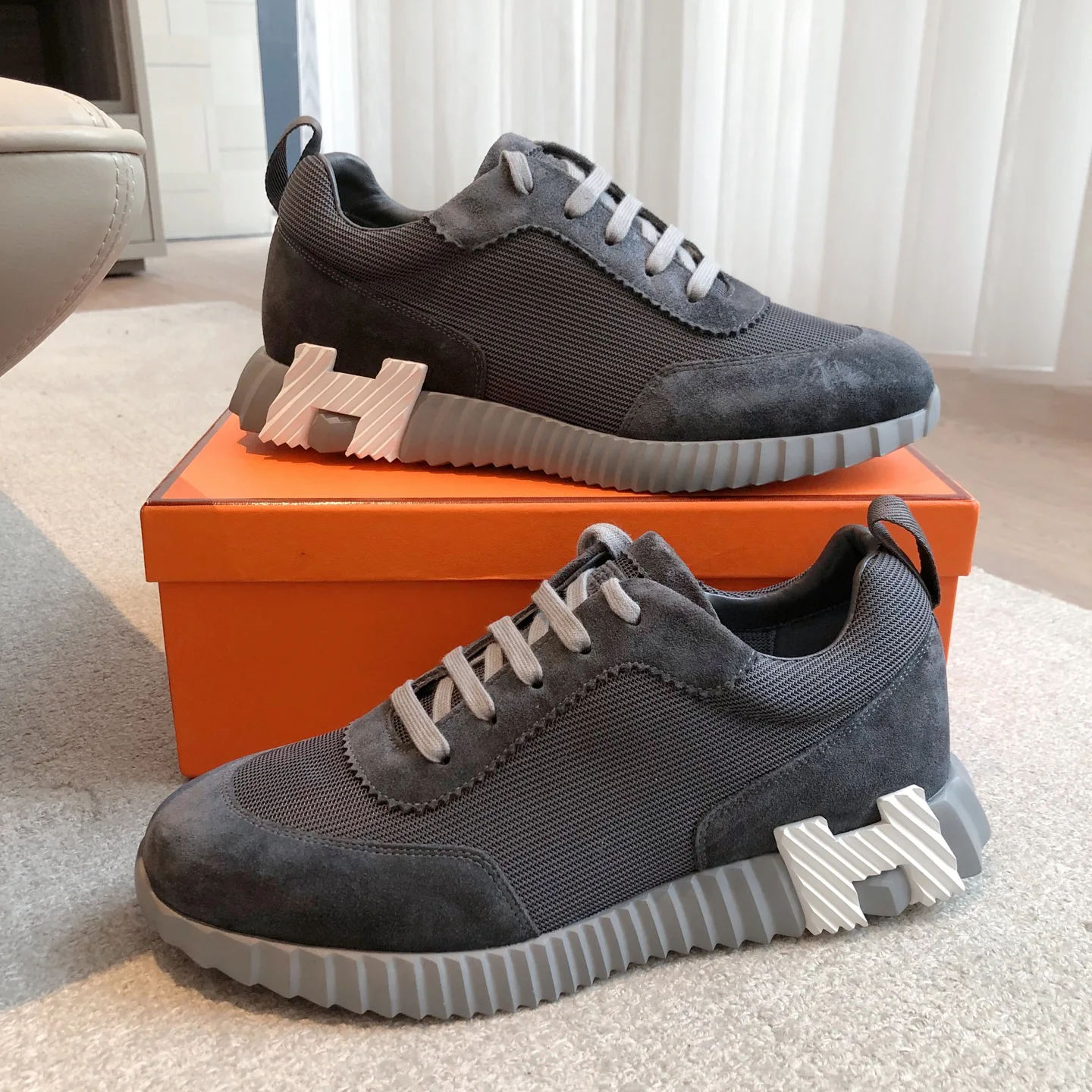 Кроссовки Мужские Hermes 18612