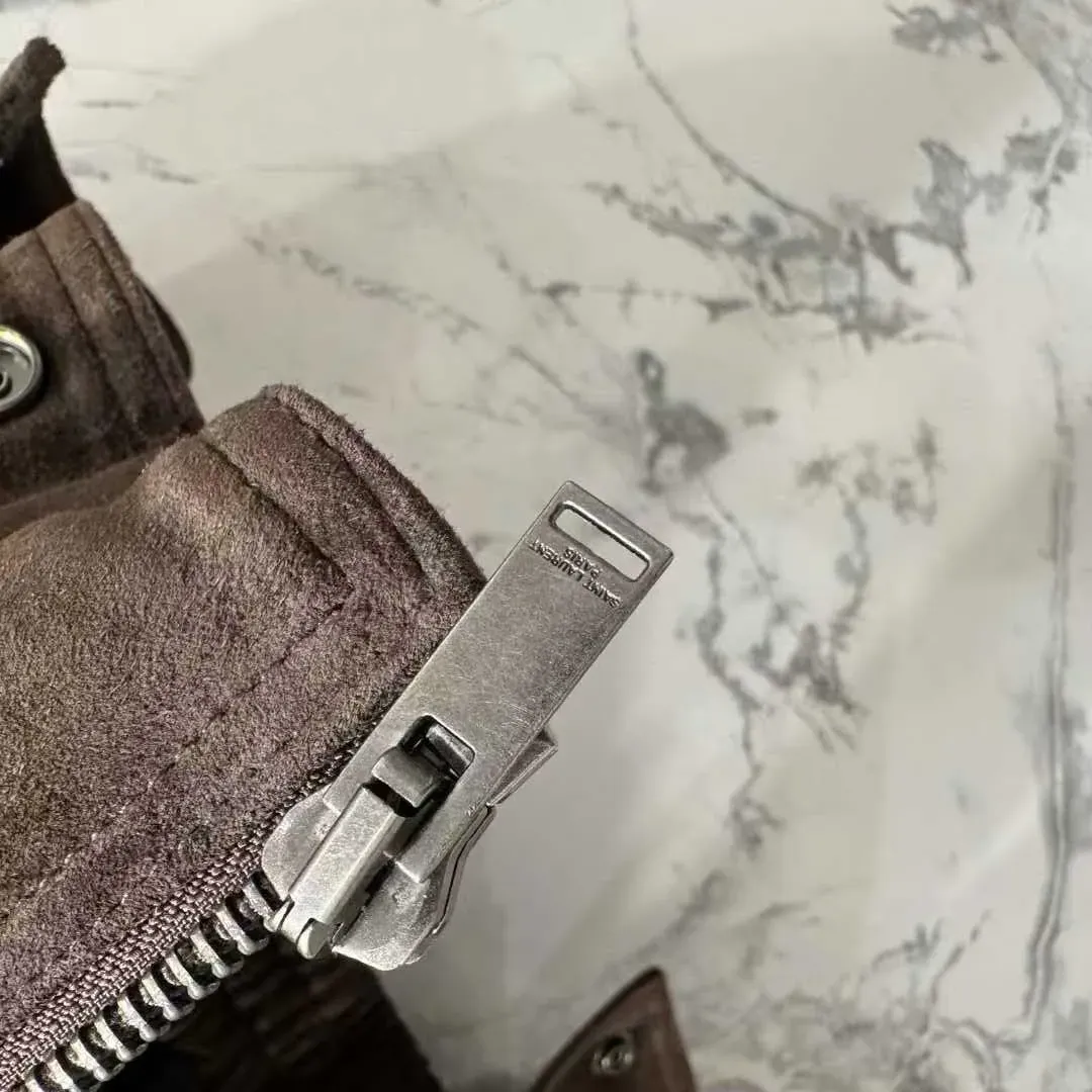 Кожаные Куртки И Дублёнки Женские Saint Laurent 72331