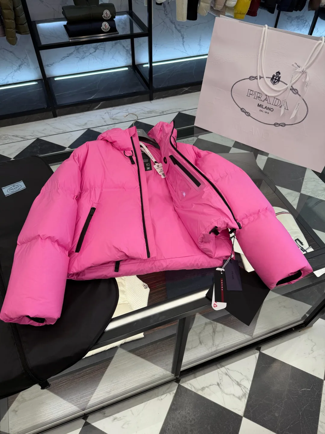 Куртки И Пуховики Женские Prada 19964152