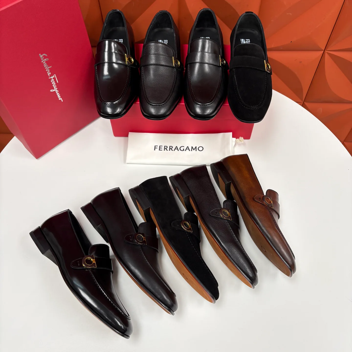 Лоферы И Туфли Мужские Salvatore Ferragamo 13140885