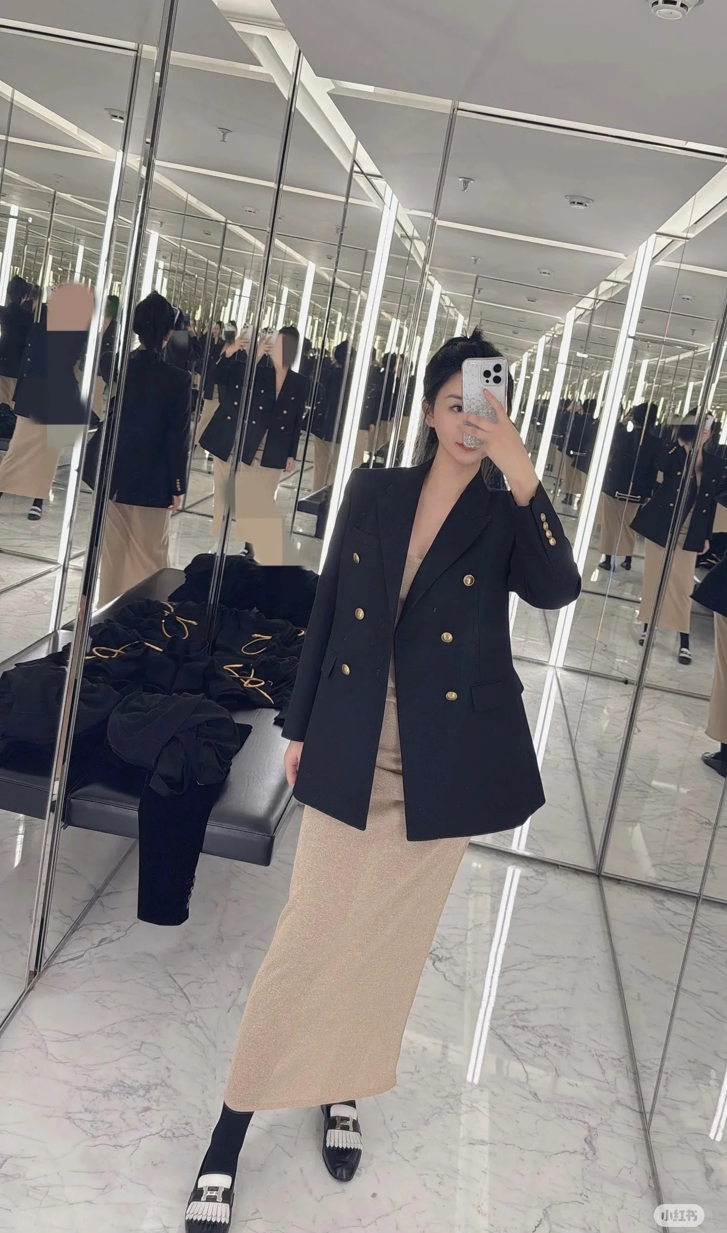 Куртки И Пуховики Женские Saint Laurent 762735