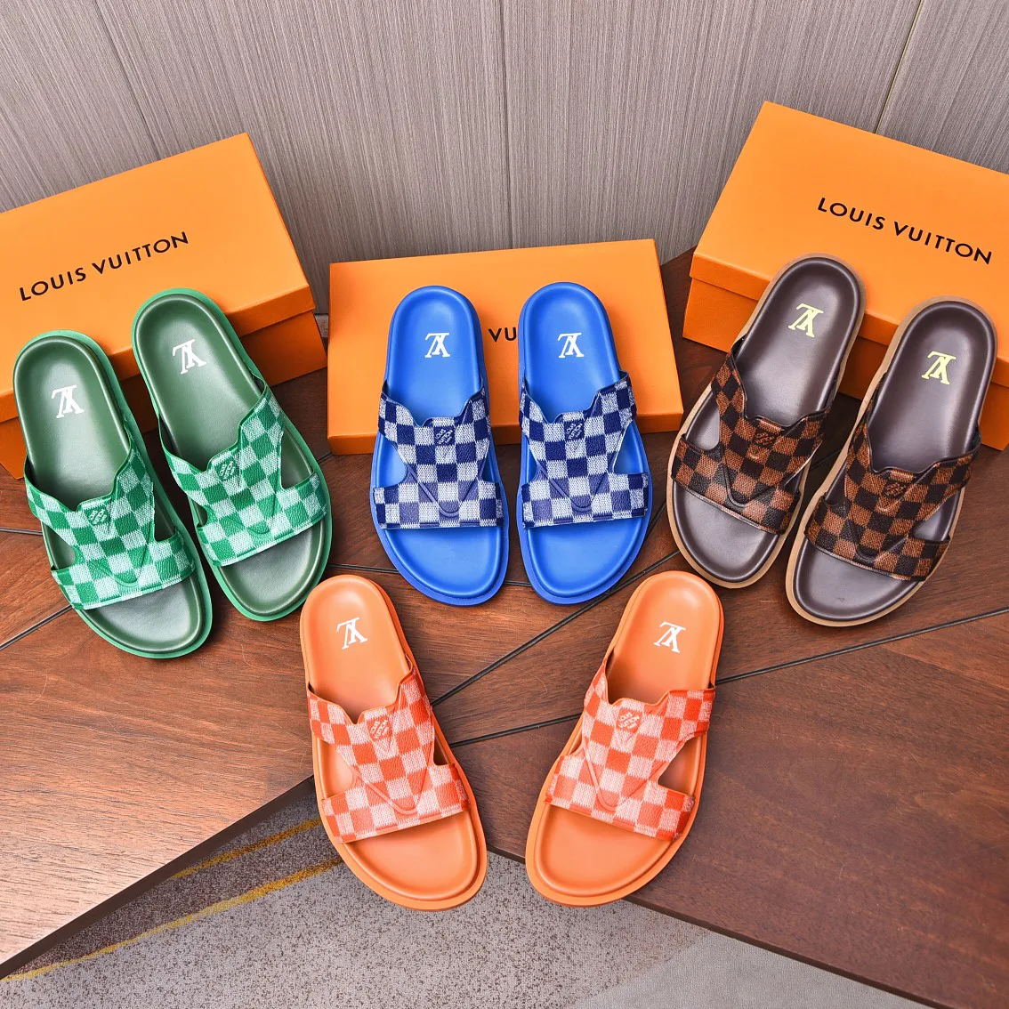 Шлепанцы Мужские Louis Vuitton 30203