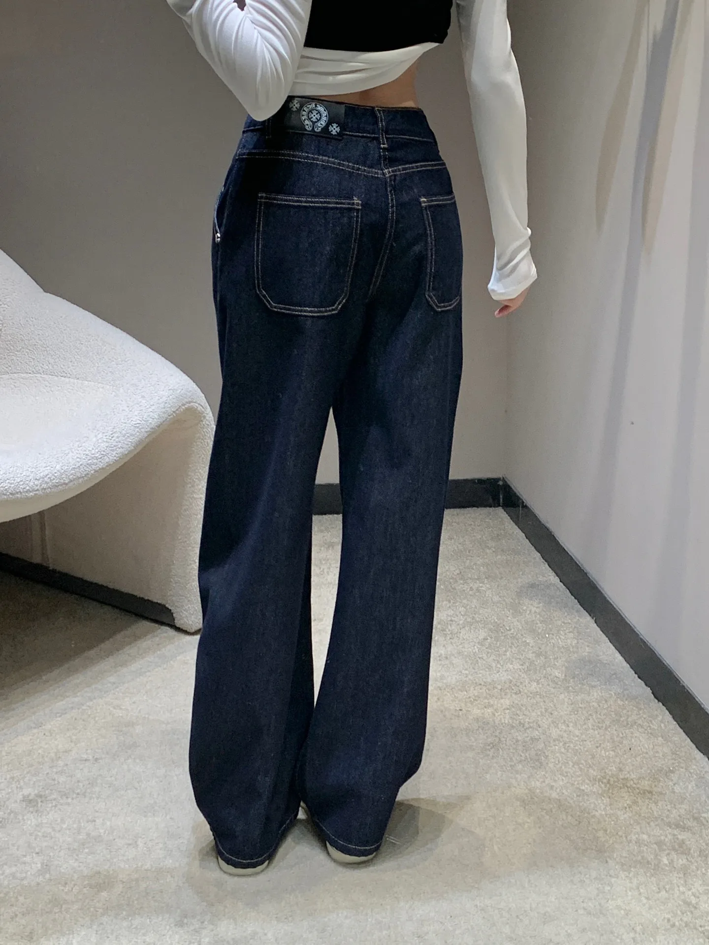 Джинсы Женские Chrome Hearts 5078191