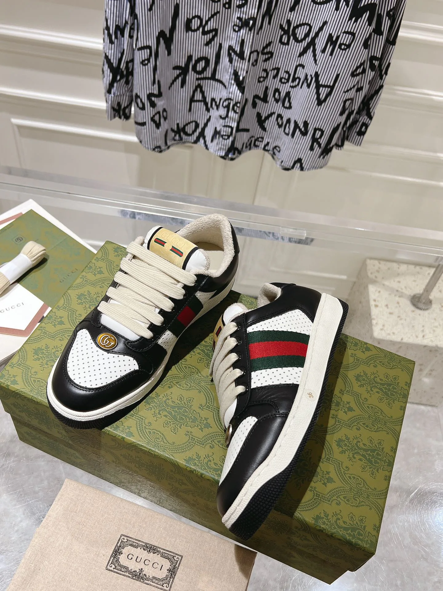 Кроссовки Женские Gucci 14355