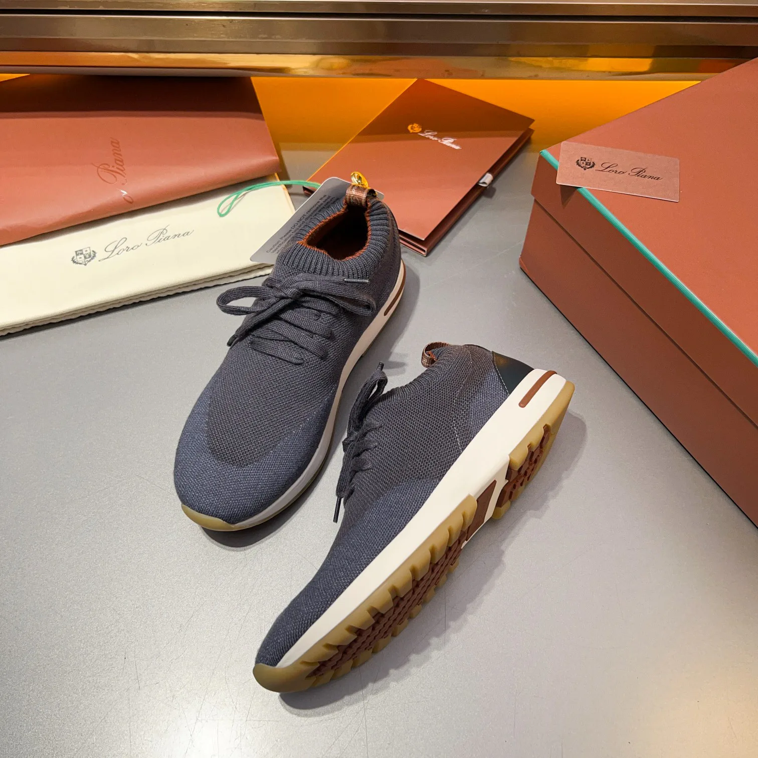 Кроссовки Мужские Loro Piana 18250766