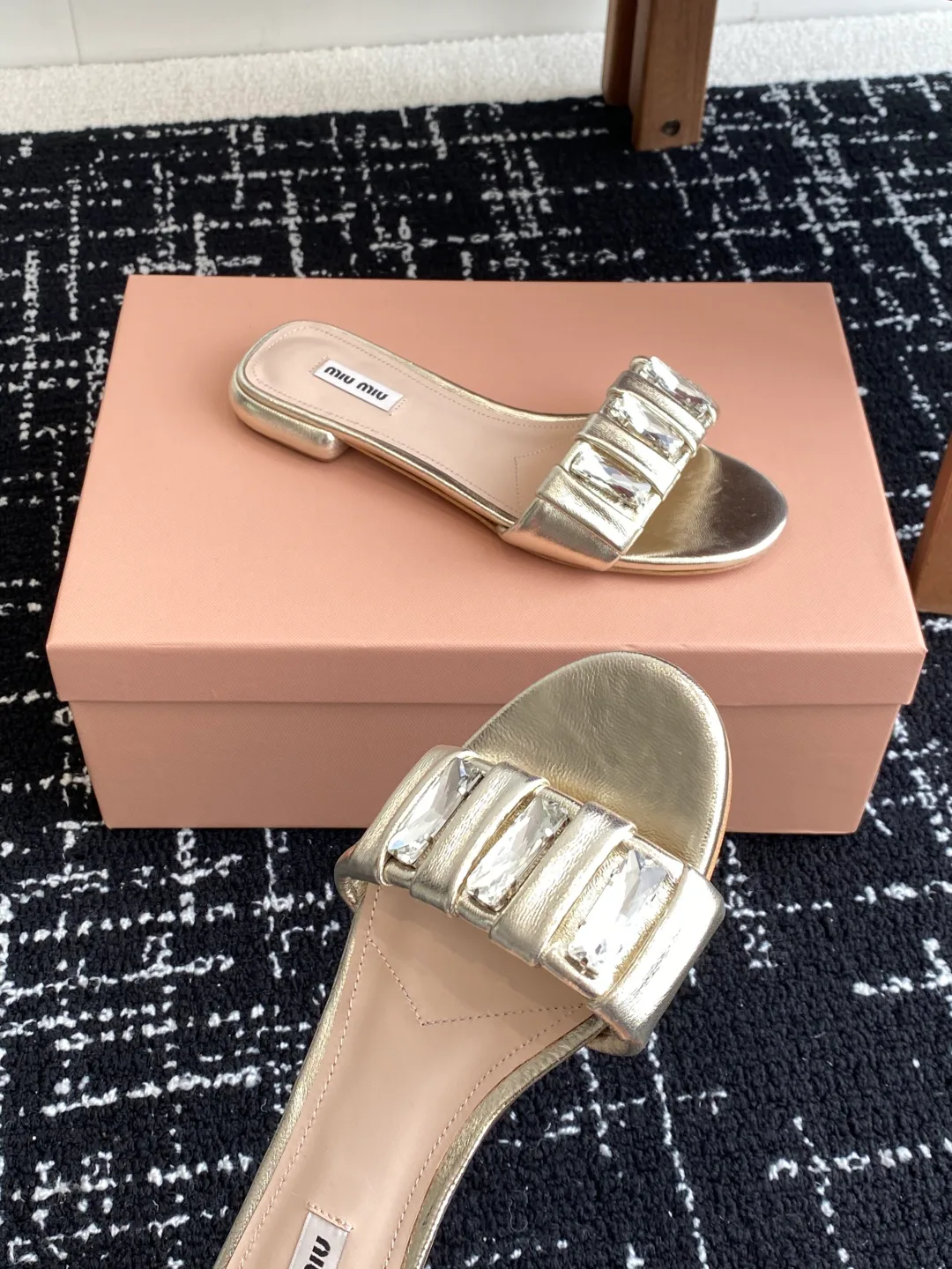 Шлепанцы Женские Miu Miu 19668