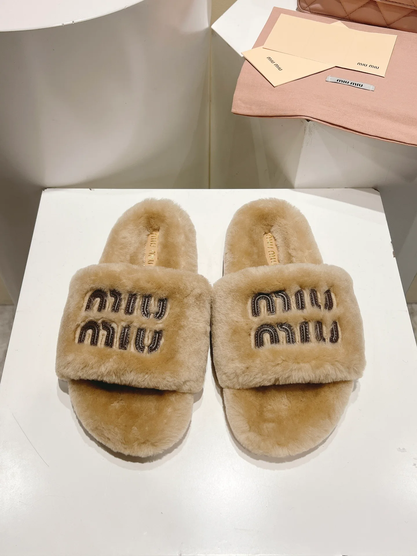 Тапочки Женские Miu Miu 704166