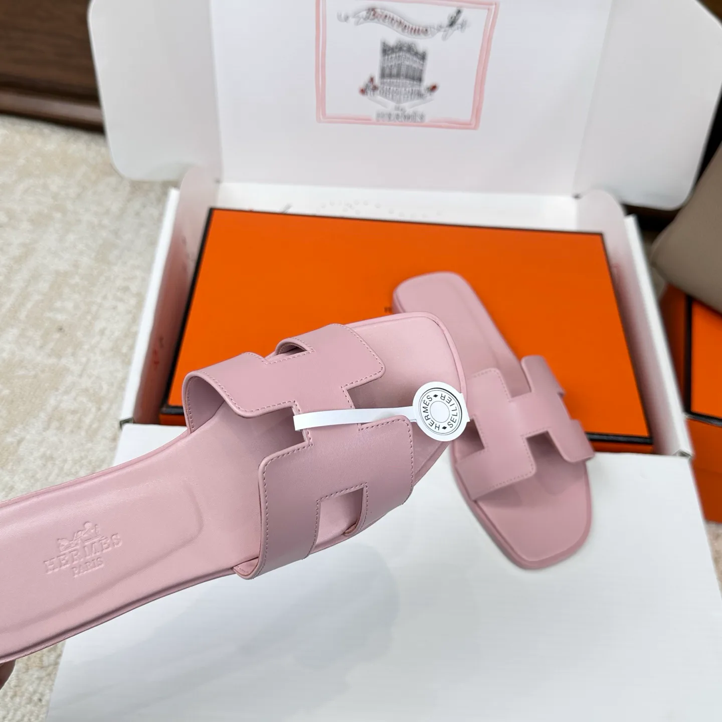 Шлепанцы Женские Hermes 3043255