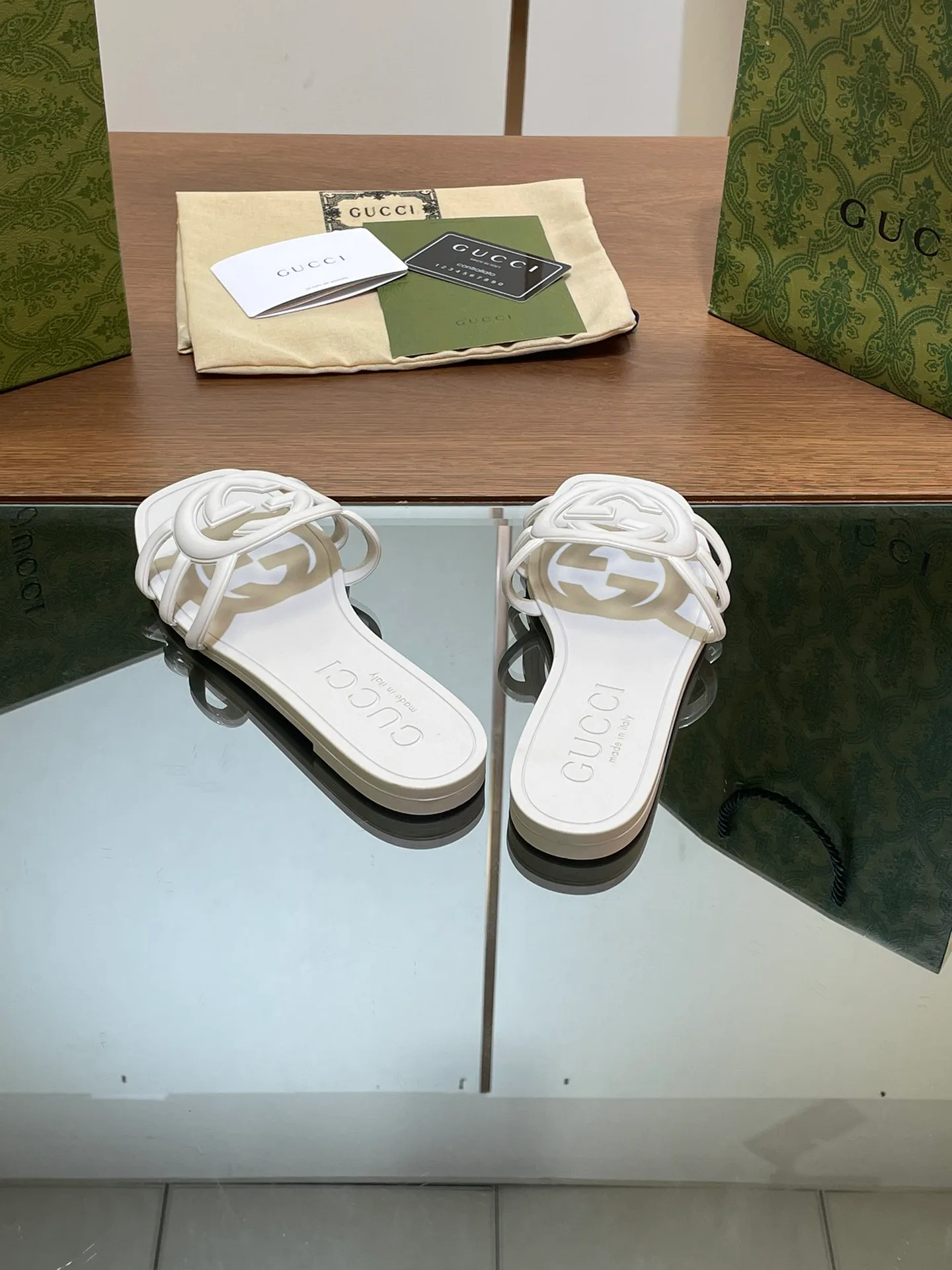 Шлепанцы Женские Gucci 15267