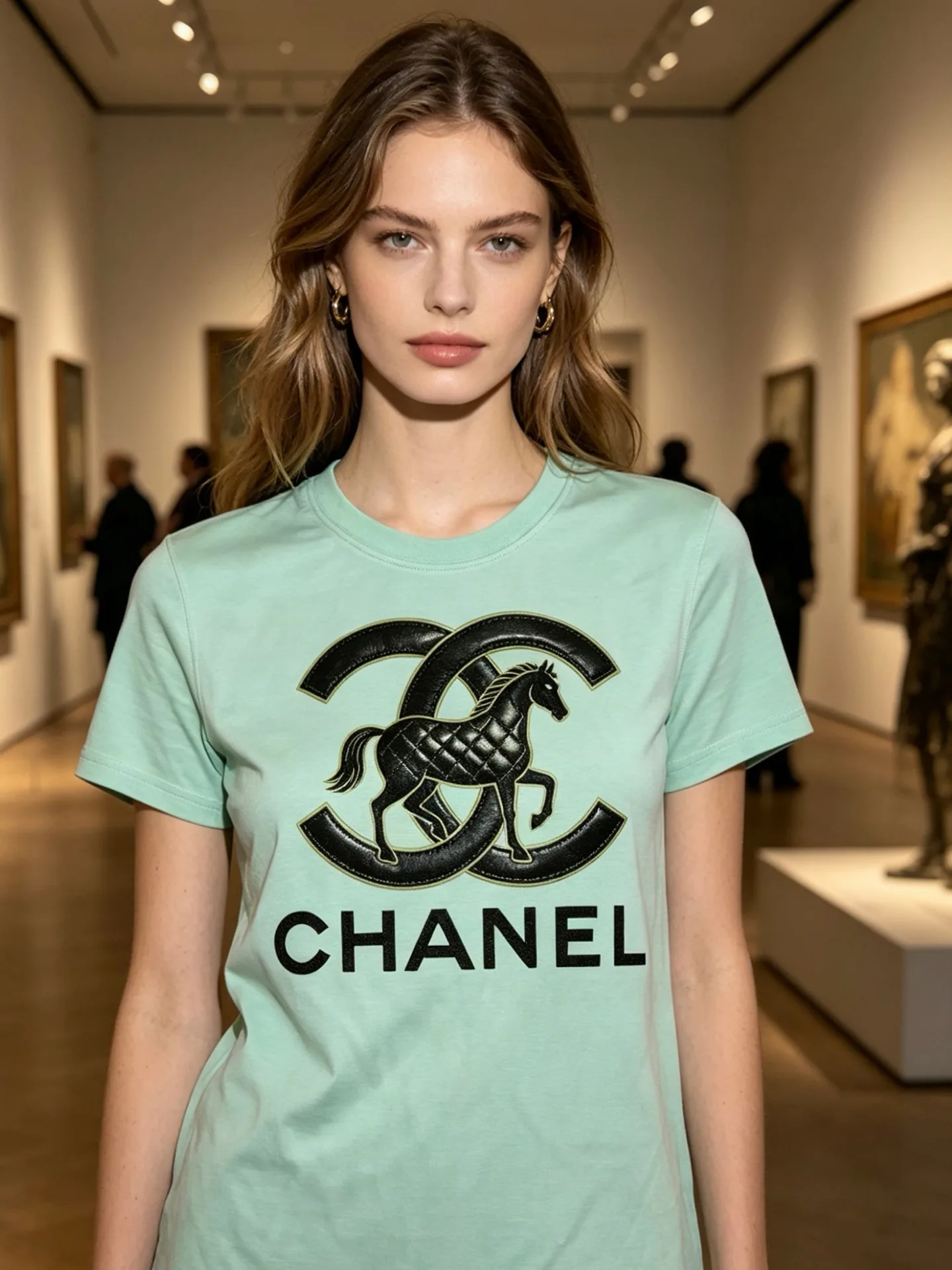 Футболки Женские Chanel 13076351