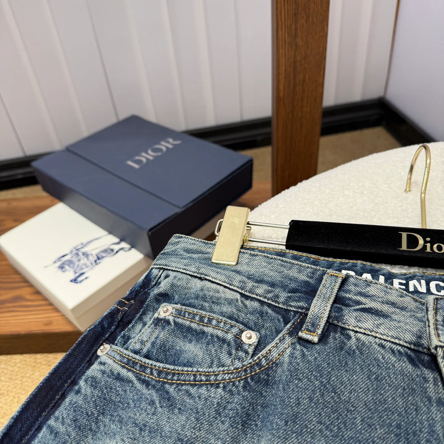 Джинсы Мужские Balenciaga 18029722