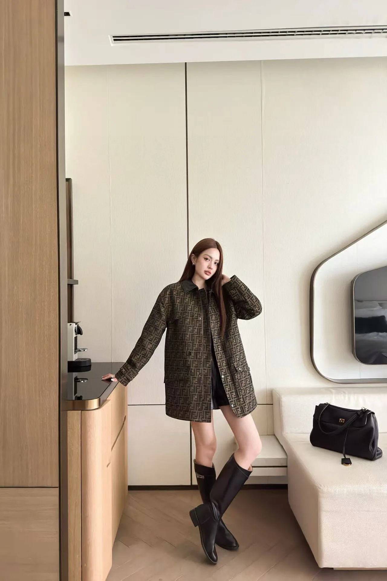 Куртки И Пуховики Женские Fendi 6658