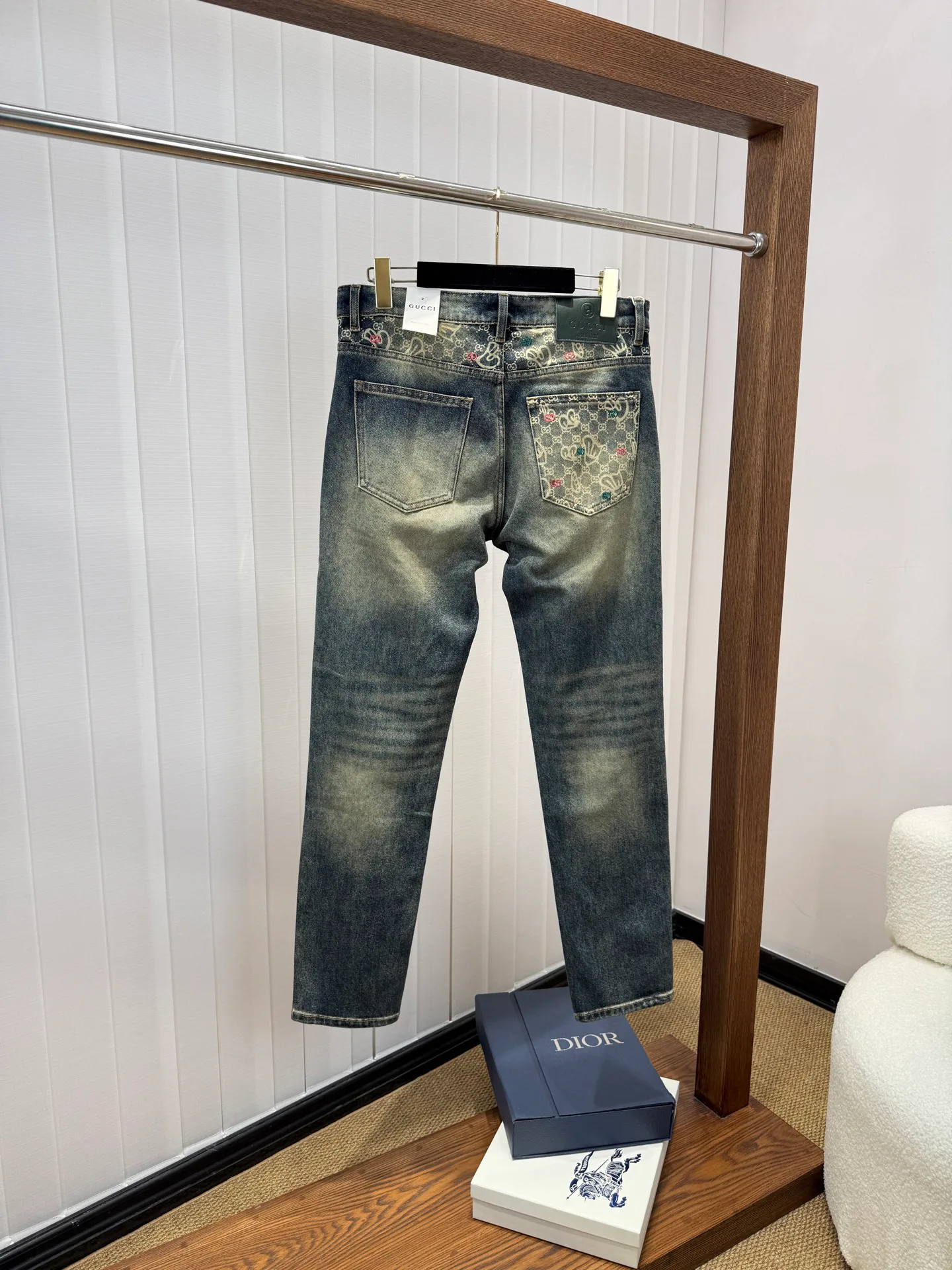 Джинсы Мужские Gucci 18029778