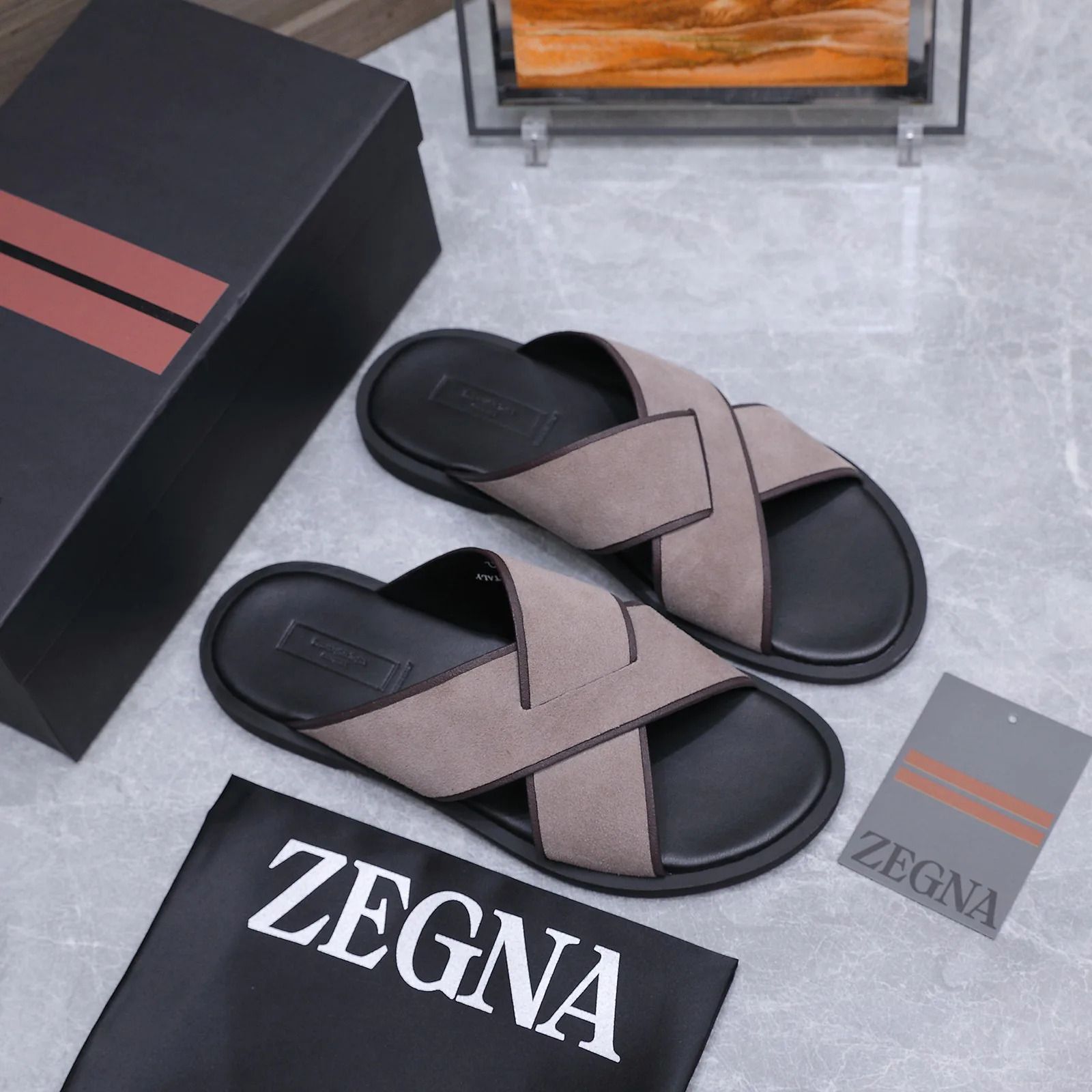Шлепанцы Мужские Zegna 17514985