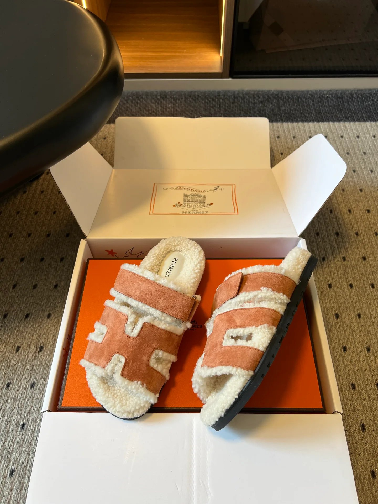 Тапочки Женские Hermes 18142793