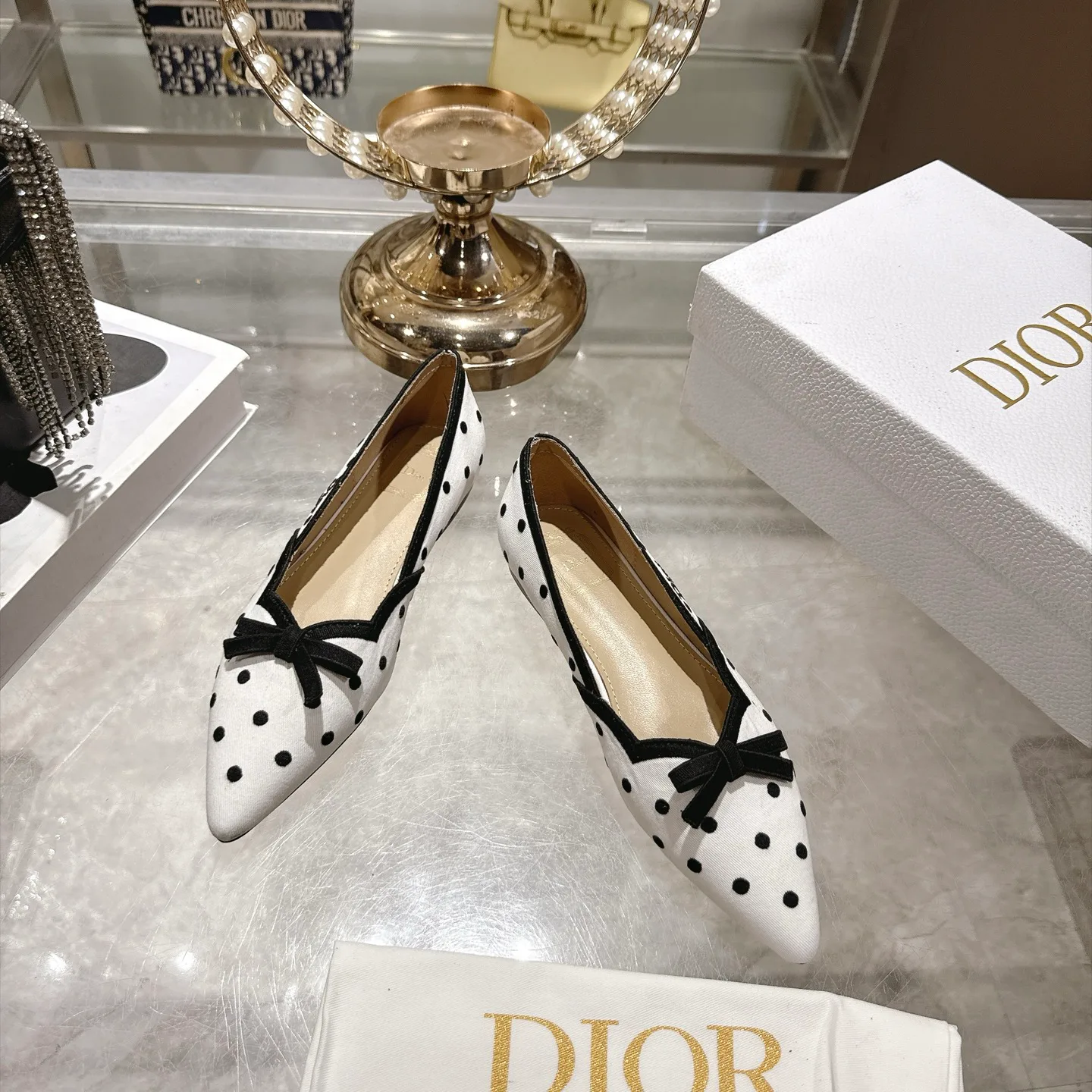 Балетки Женские Christian Dior 18025496