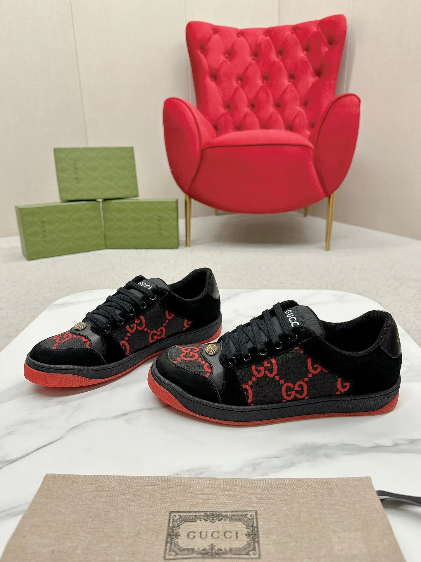 Кроссовки Женские Gucci 4784243