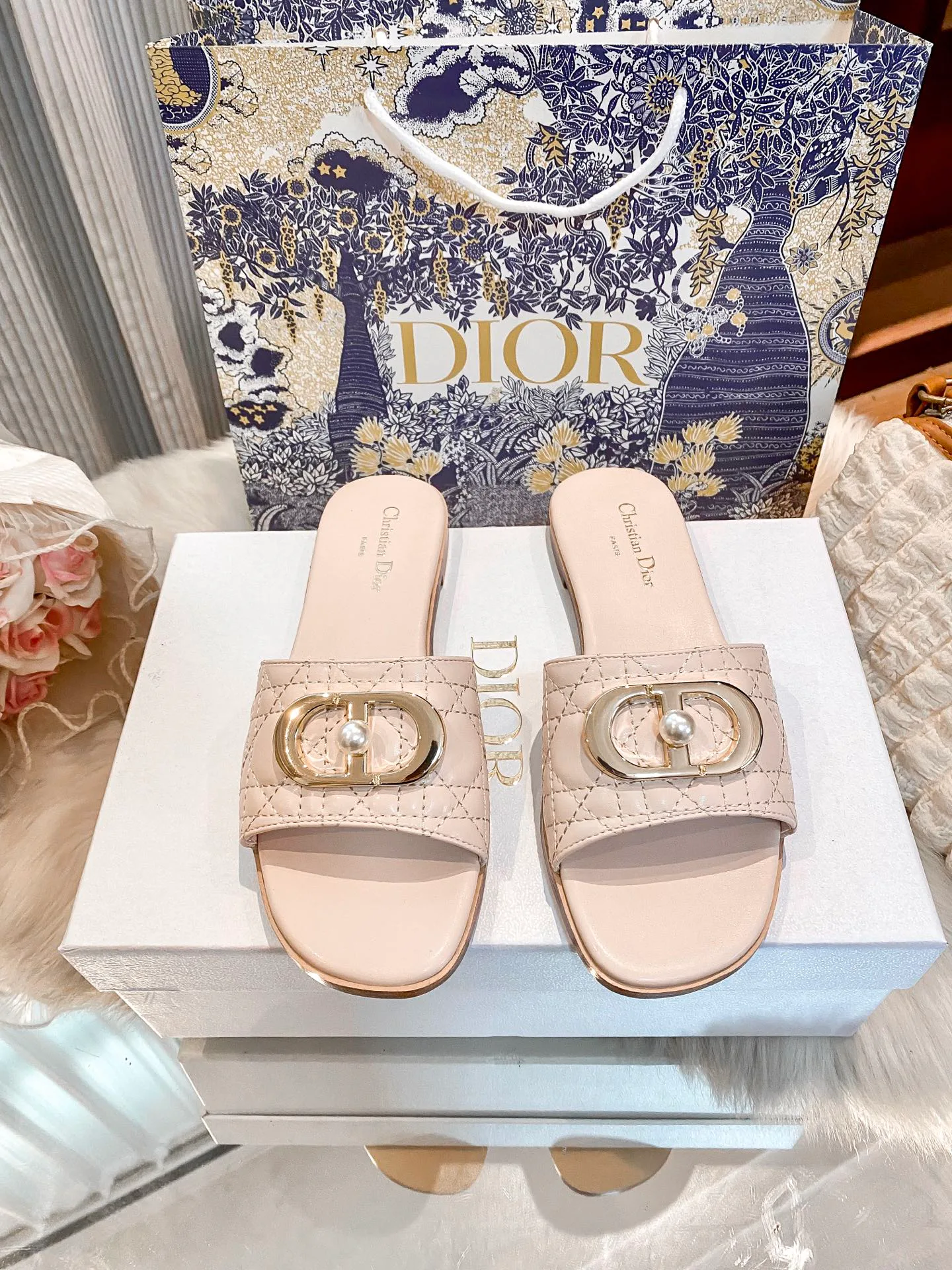 Шлепанцы Женские Christian Dior 12208676