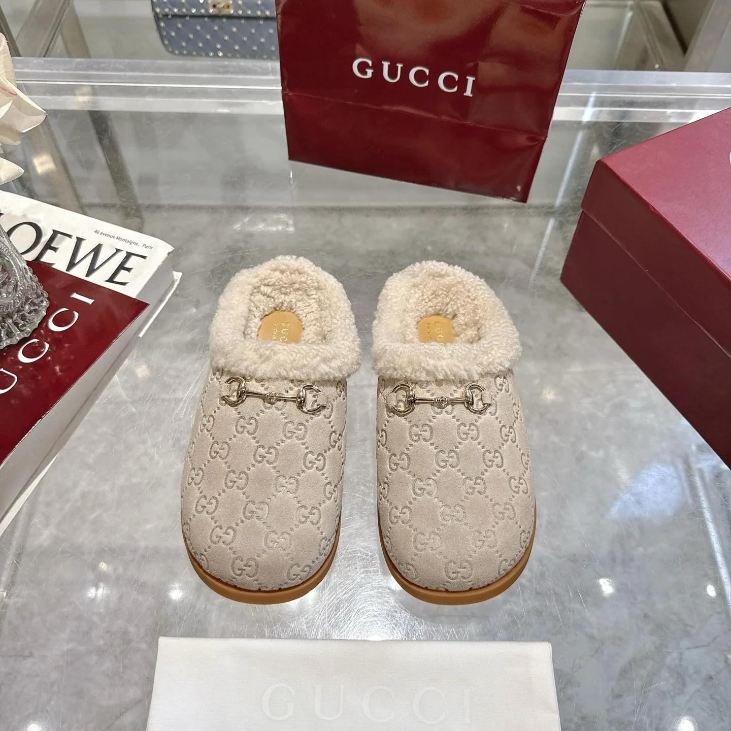 Тапочки Женские Gucci 157789