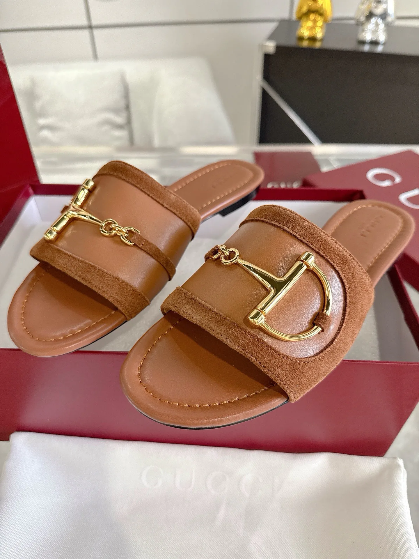 Шлепанцы Женские Gucci 120051