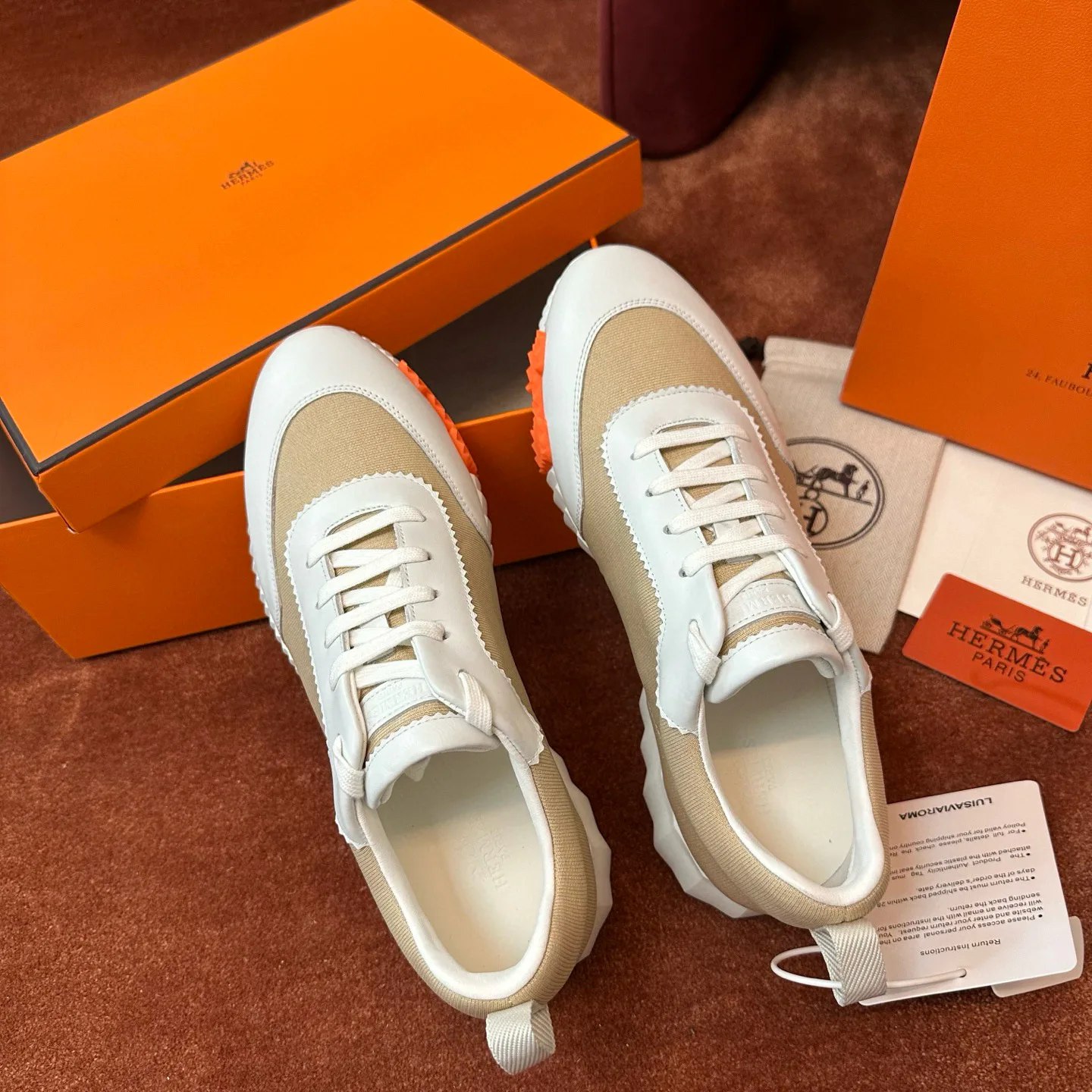 Кроссовки Женские Hermes 1248609