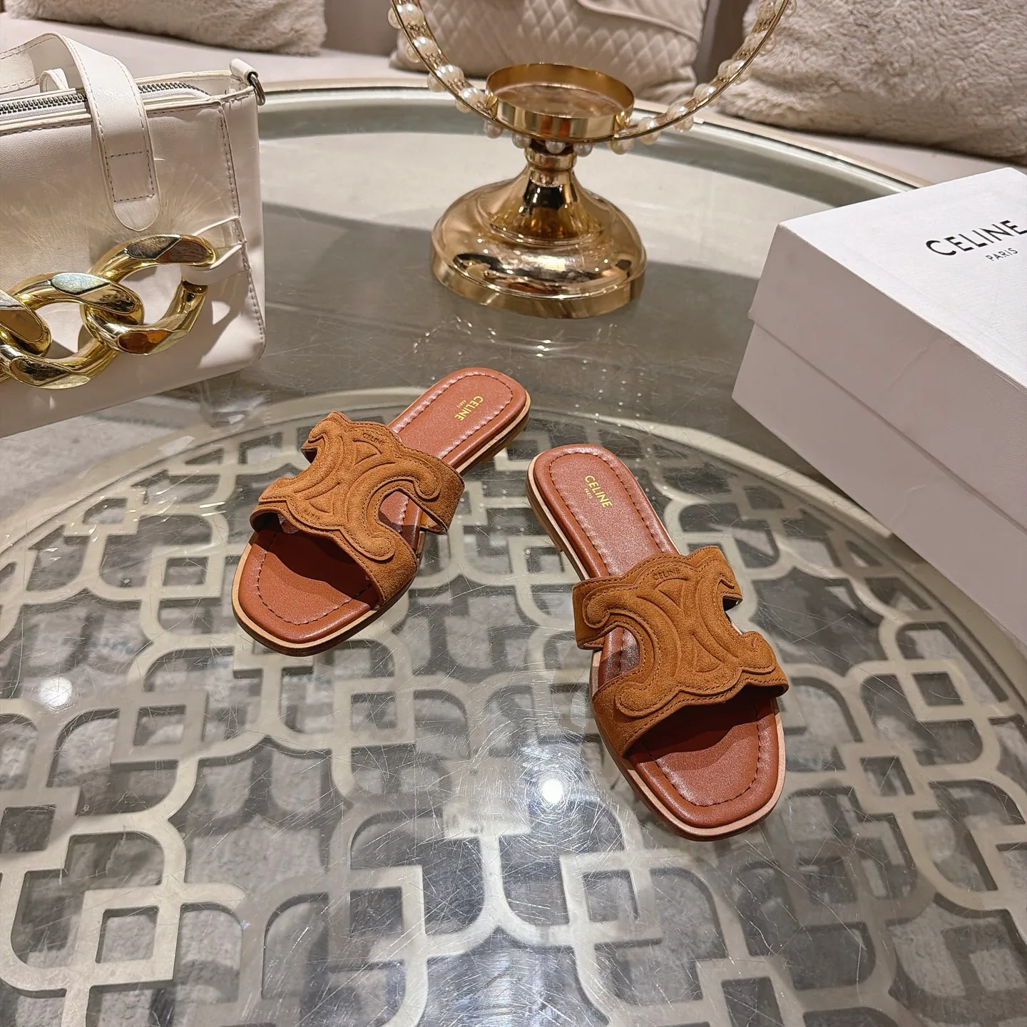 Шлепанцы Женские Celine 17527903