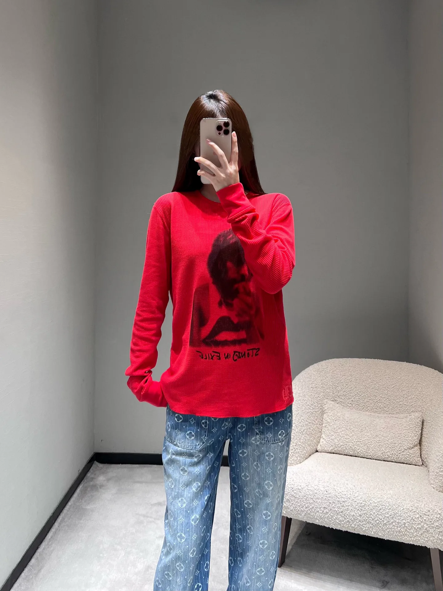 Лонгсливы Женские Chrome Hearts 4197976