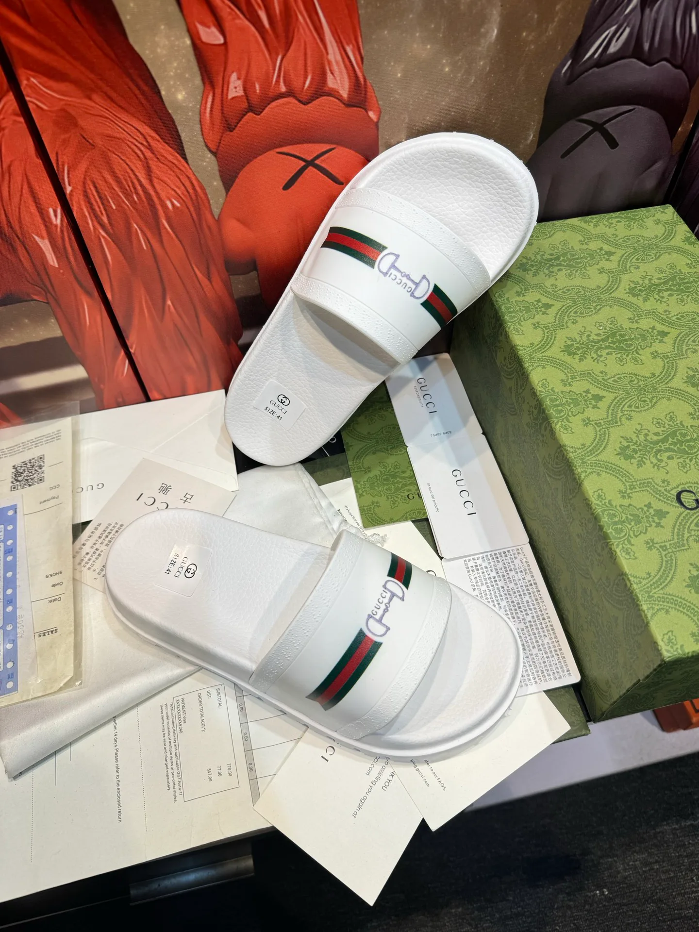 Шлепанцы Женские Gucci 10313907