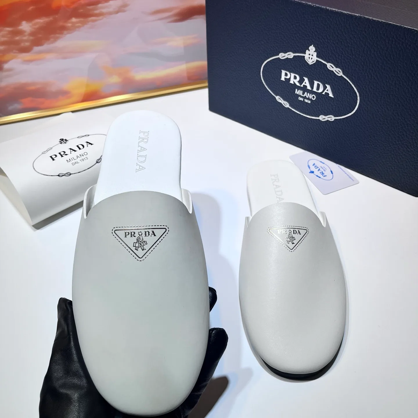 Мюли И Сабо Мужские Prada 25132