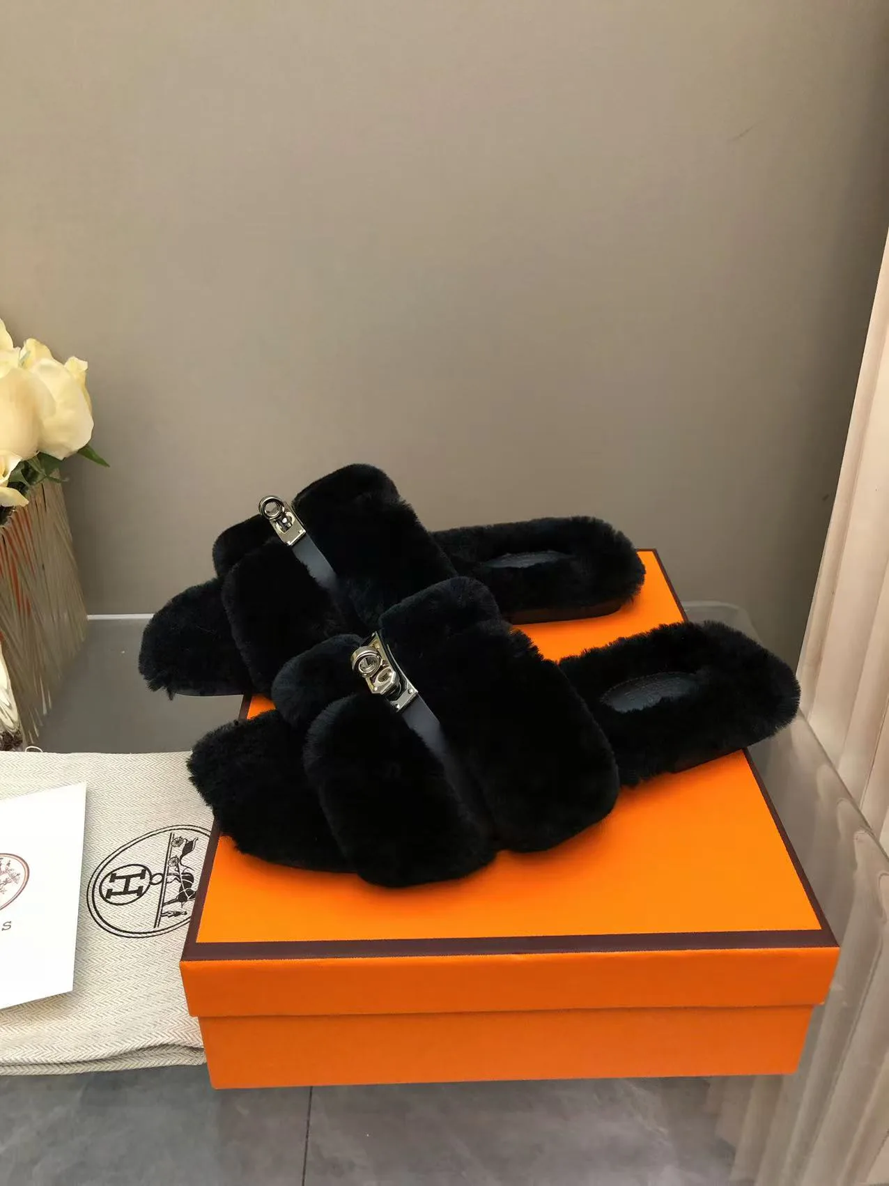 Тапочки Женские Hermes 19207995