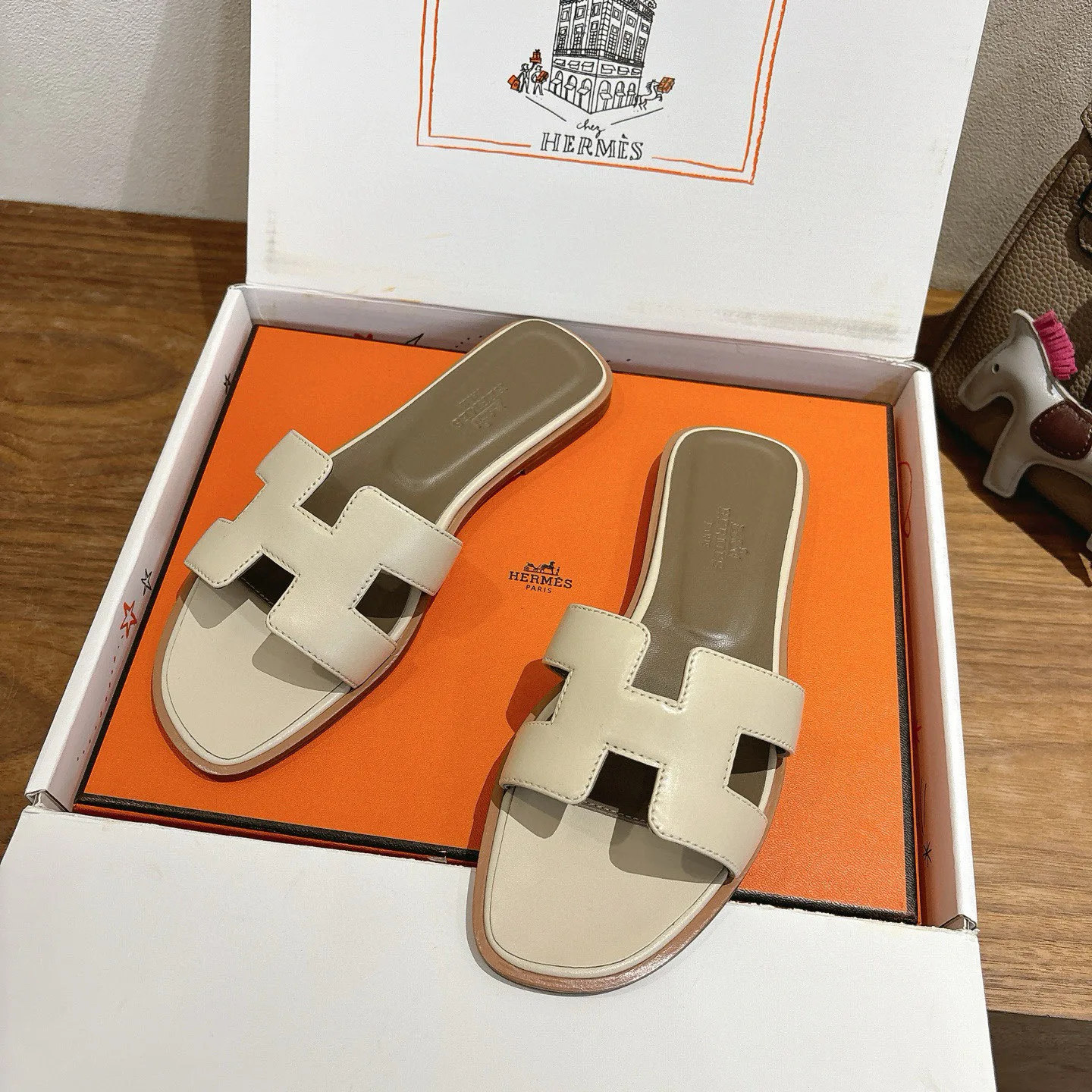 Шлепанцы Женские Hermes 396963