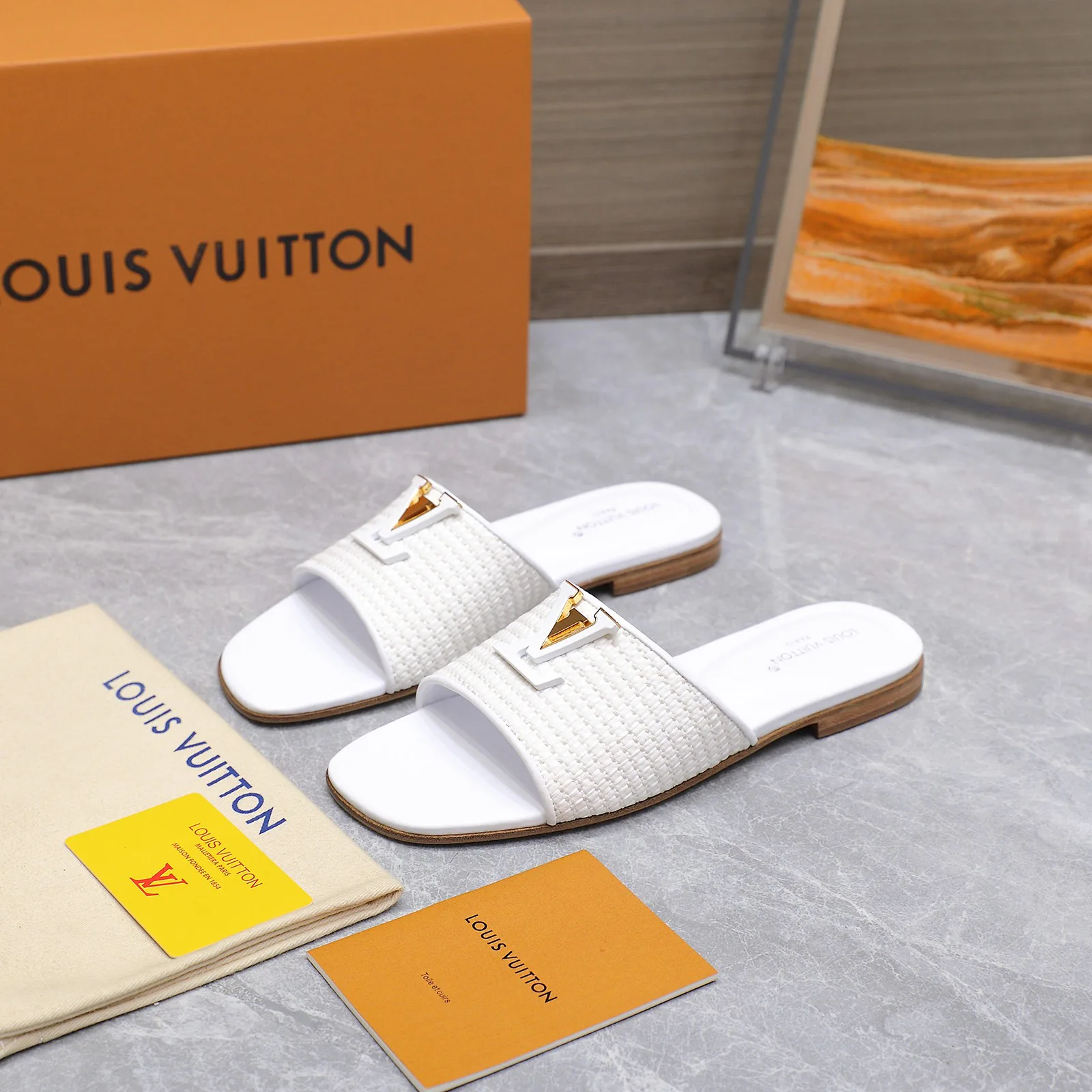 Шлепанцы Женские Louis Vuitton 491985